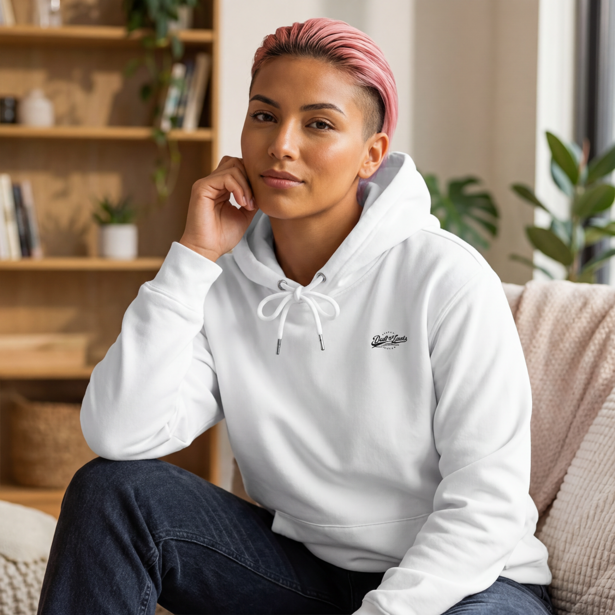 Bull Graphic Hoodie — "Bulls and Flowers Maniac" Back Print product thumbnail image