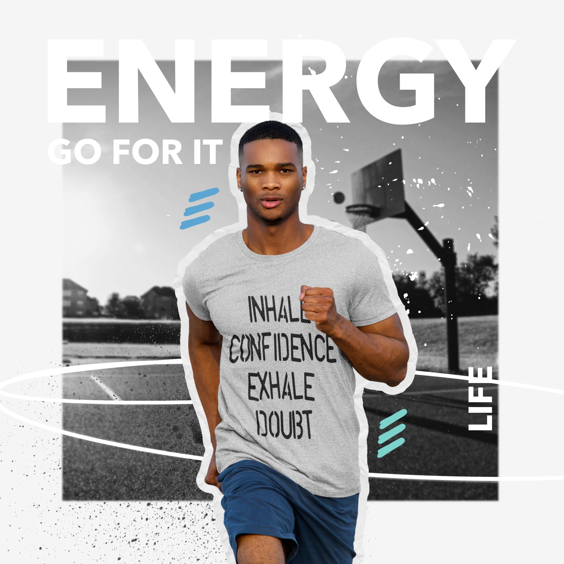 Inhale Confidence Exhale Doubt T-Shirt — Positive Affirmation Tee product thumbnail image Inhale Confidence Exhale Doubt T-Shirt — Positive Affirmation Tee product thumbnail image