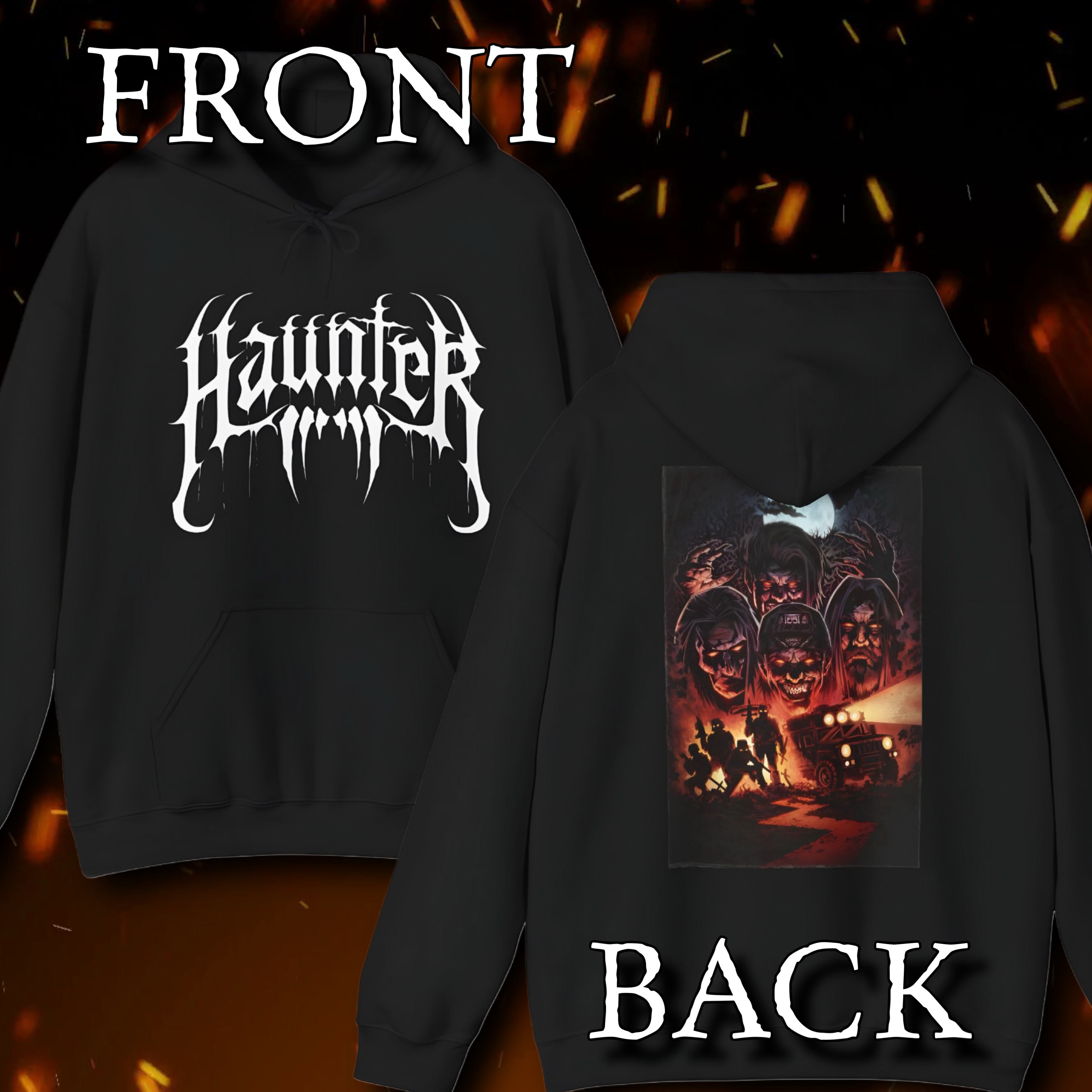 Logo/Hunter$ Hoodie