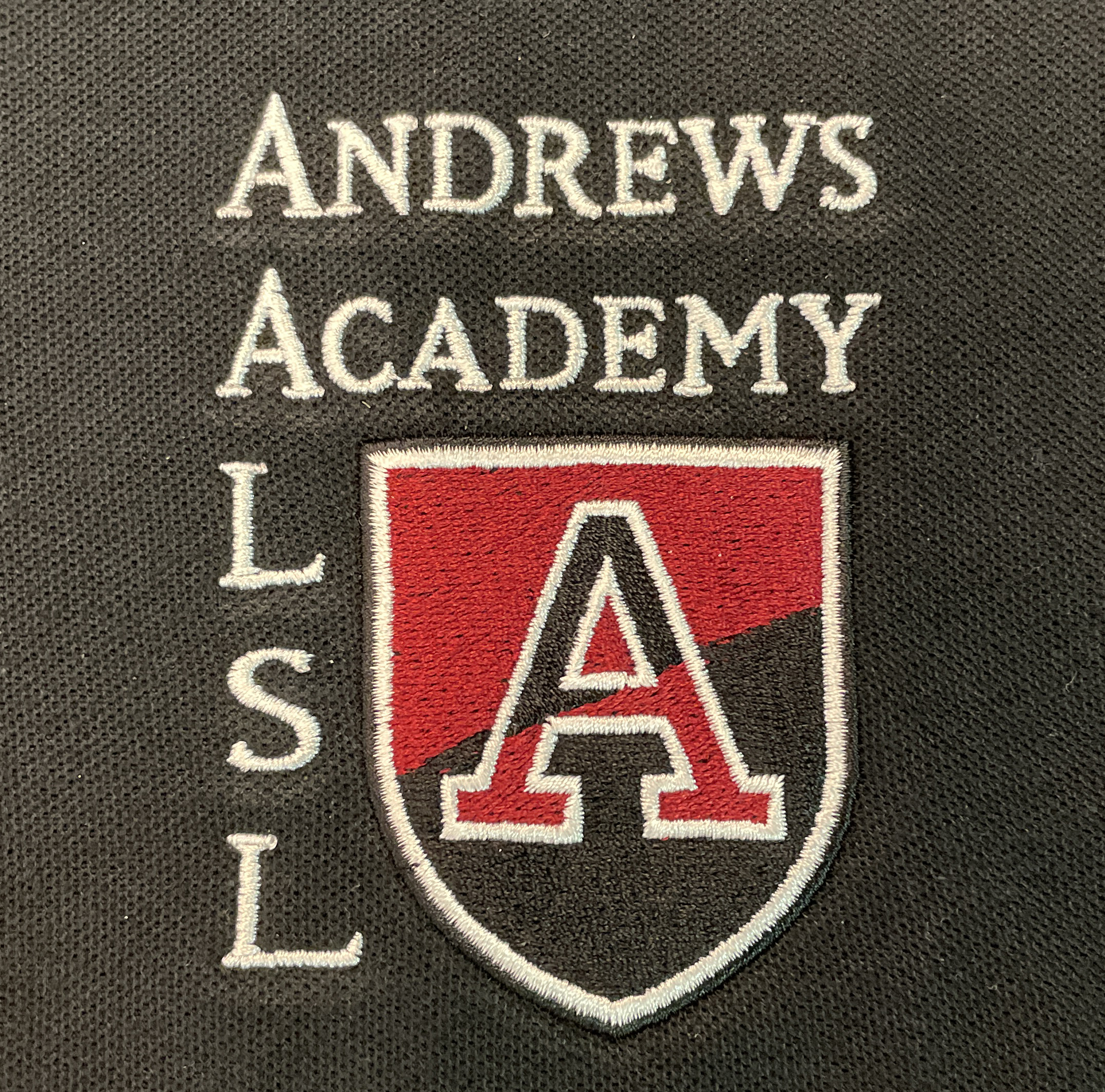 Embroidered Crest Polo Colored Dark Shirt product thumbnail image Embroidered Crest Polo Colored Dark Shirt product thumbnail image