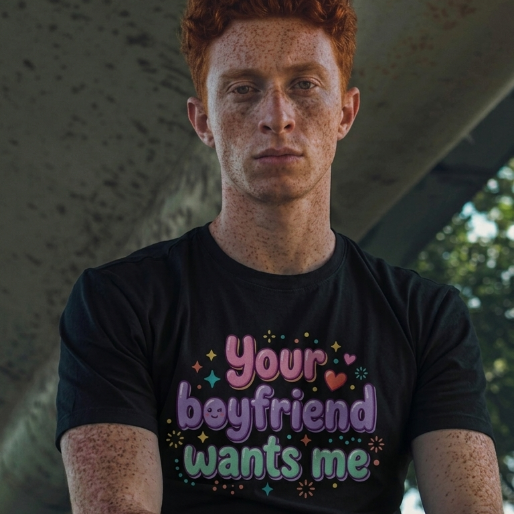 Your Boyfriend Wants Me T-Shirt — Cute Pastel Graphic Tee