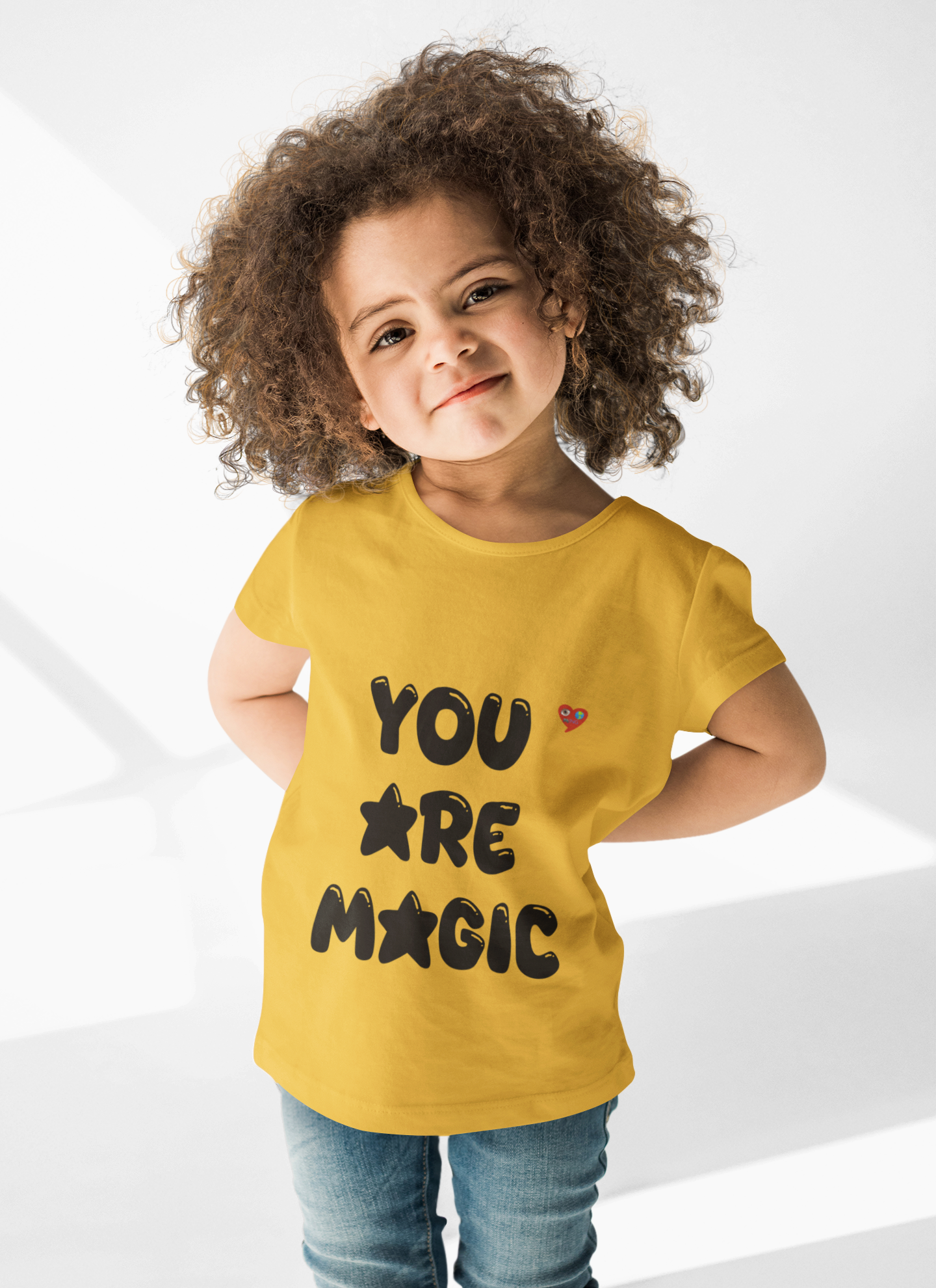 You Are Magic Youth Tee — Positive Kids T-Shirt with Heart & Star Design product thumbnail image You Are Magic Youth Tee — Positive Kids T-Shirt with Heart & Star Design product thumbnail image