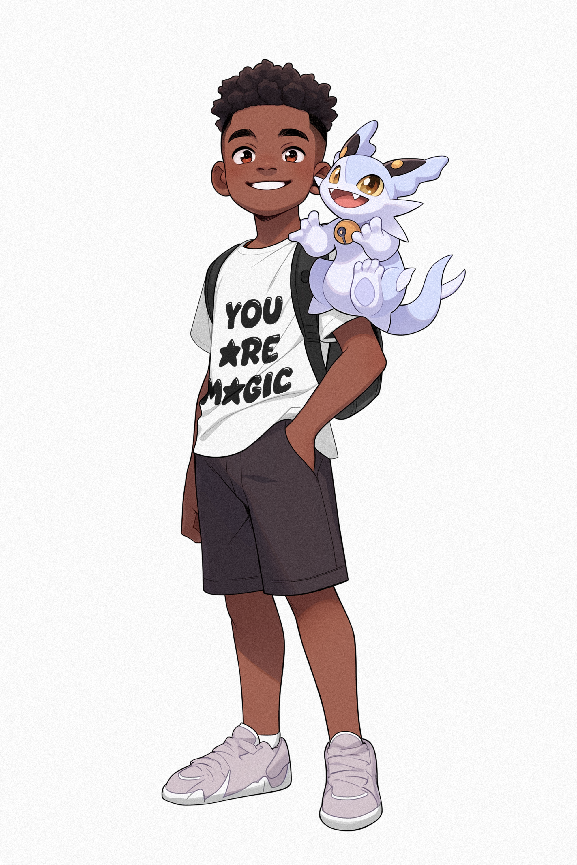 You Are Magic Youth Tee — Positive Kids T-Shirt with Heart &amp; Star Design product thumbnail image