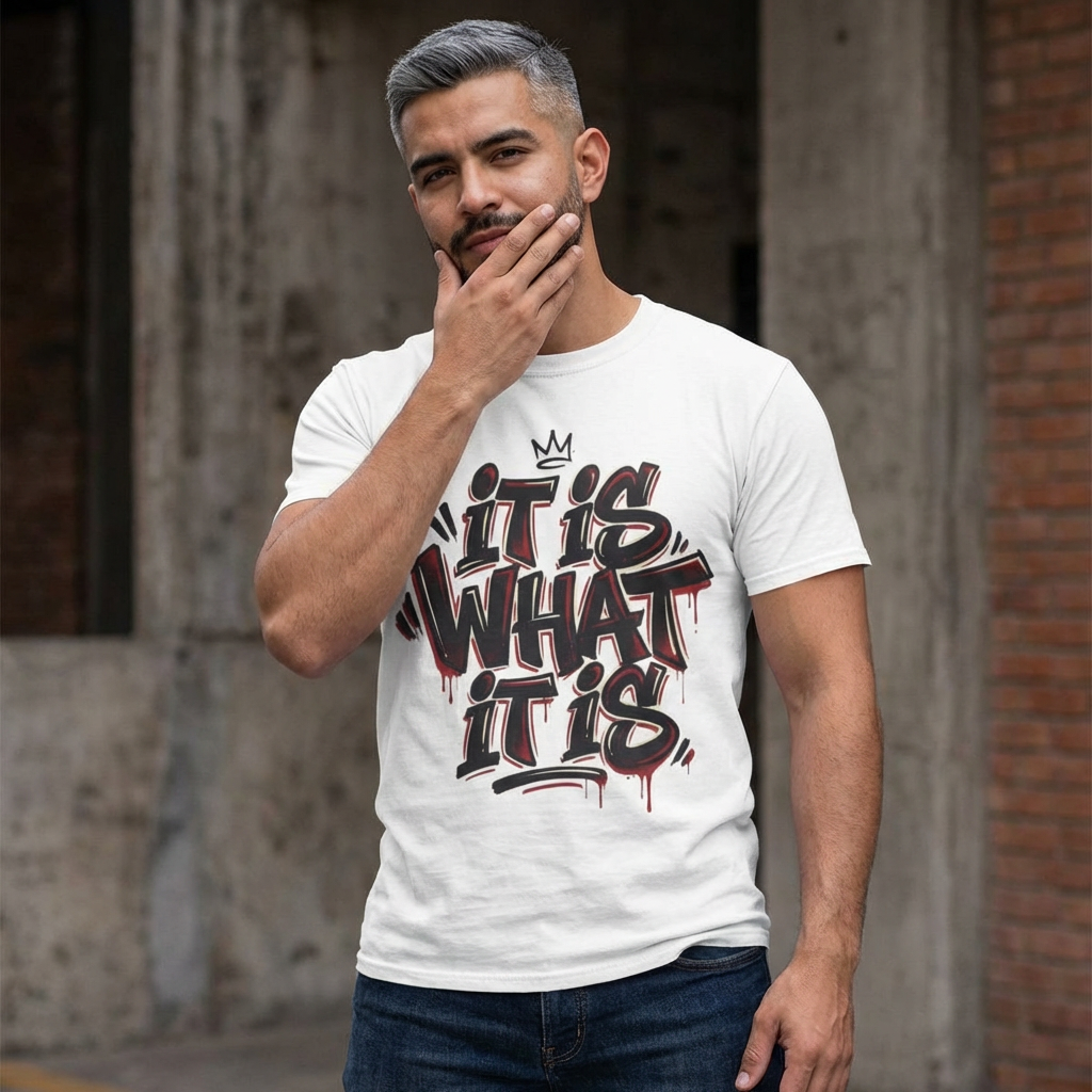 It Is What It Is T-Shirt — Relaxed Garment-Dyed Casual Tee product thumbnail image