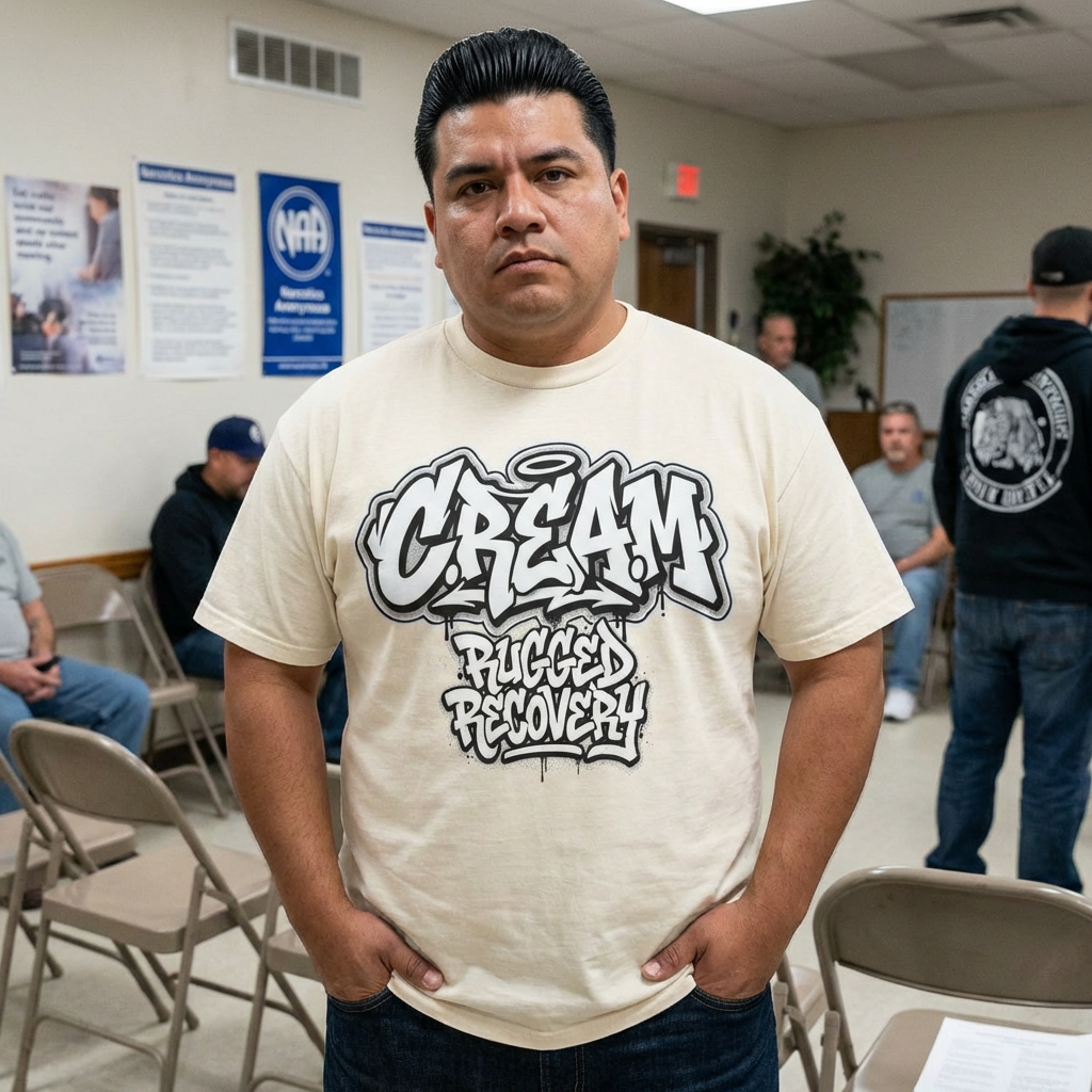 Cream with the Functions Graphic T-Shirt — Casual Tech-Inspired Tee