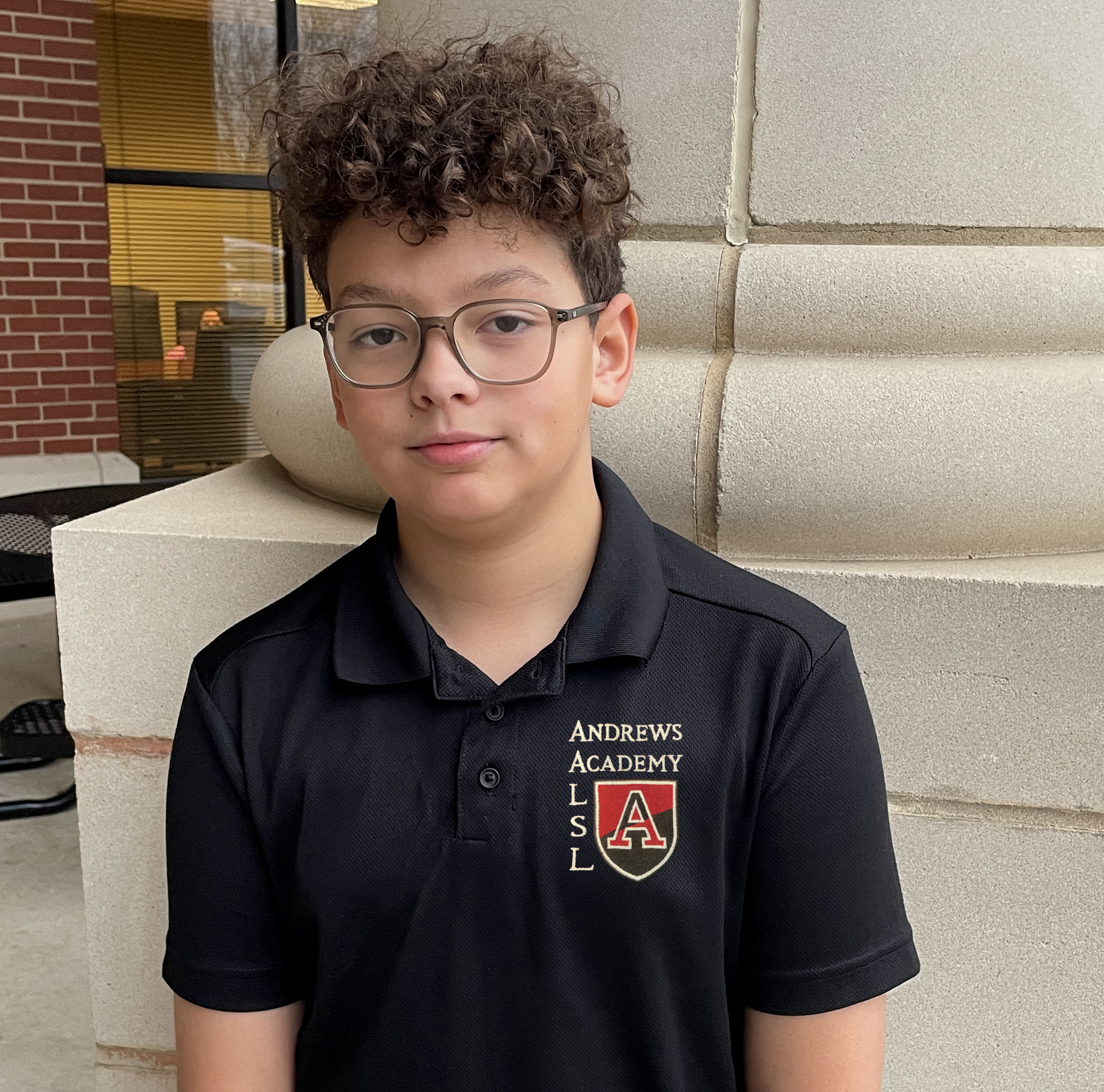 Embroidered Crest Polo Colored Dark Shirt