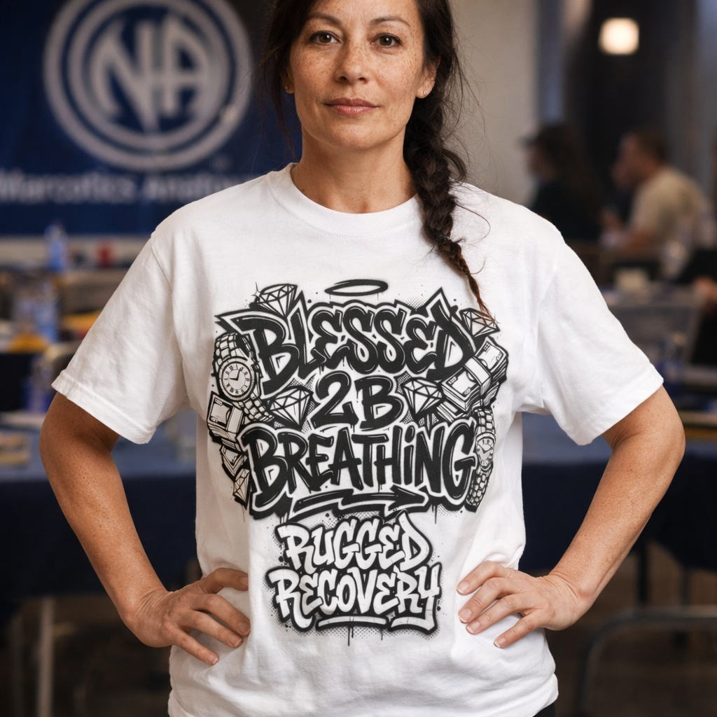 Blessed 2B Breathing T-Shirt — Graffiti Streetwear Tee