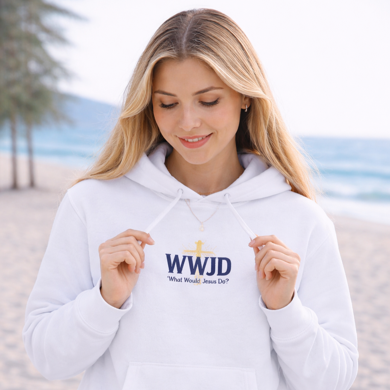 WWJD Hoodie — What Would Jesus Do? product thumbnail image