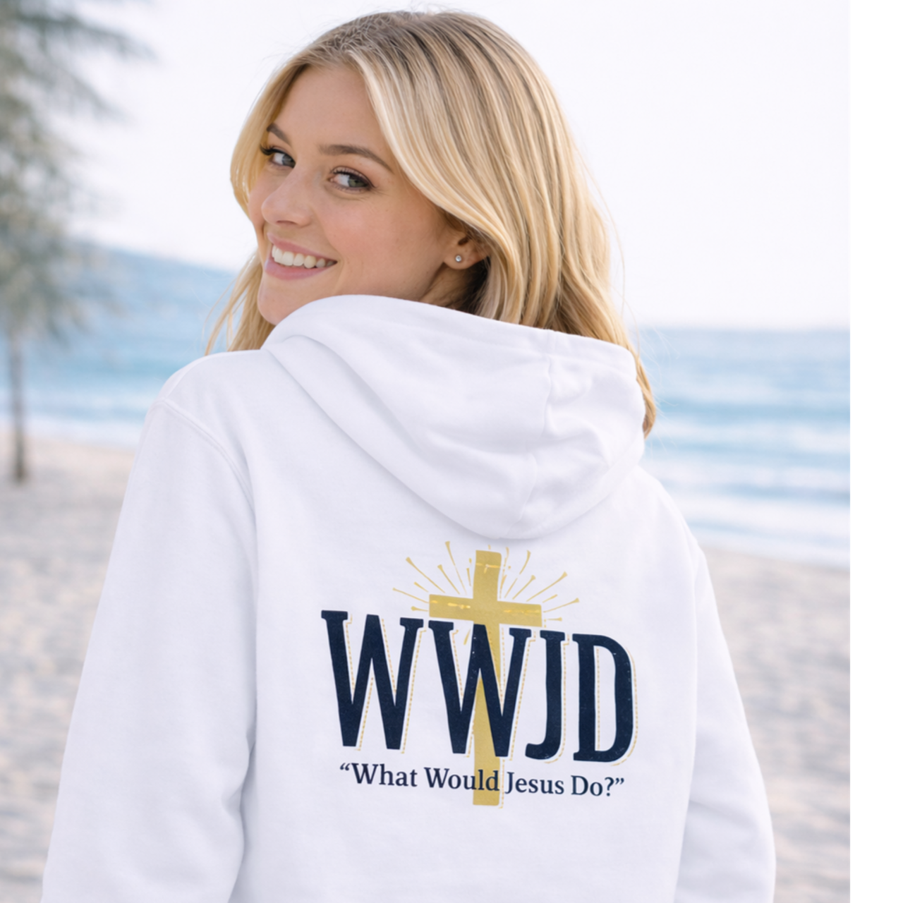 WWJD Hoodie — What Would Jesus Do? product thumbnail image