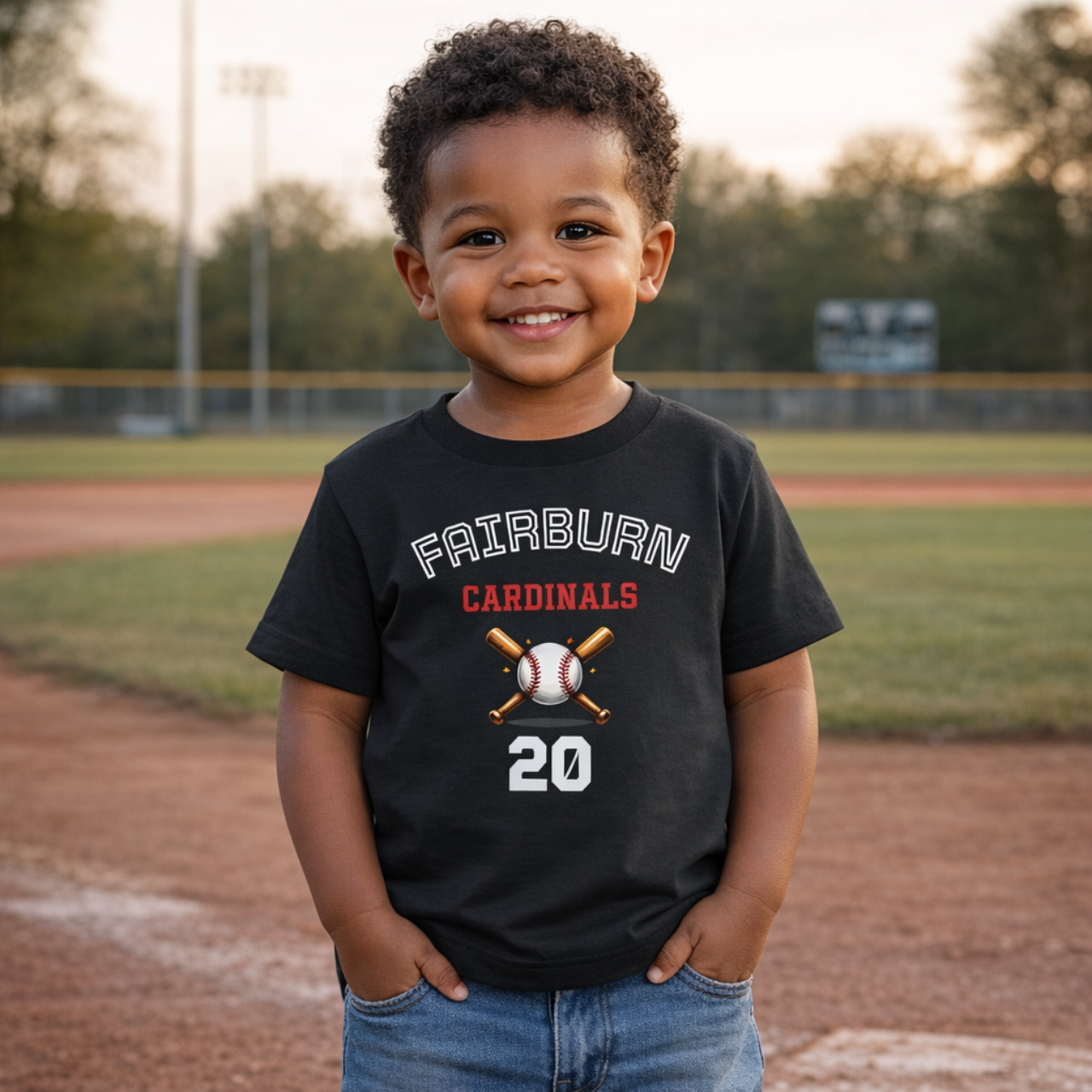 Fairburn Cardinals Toddler Custom Tee Fairburn Cardinals Toddler Custom Tee