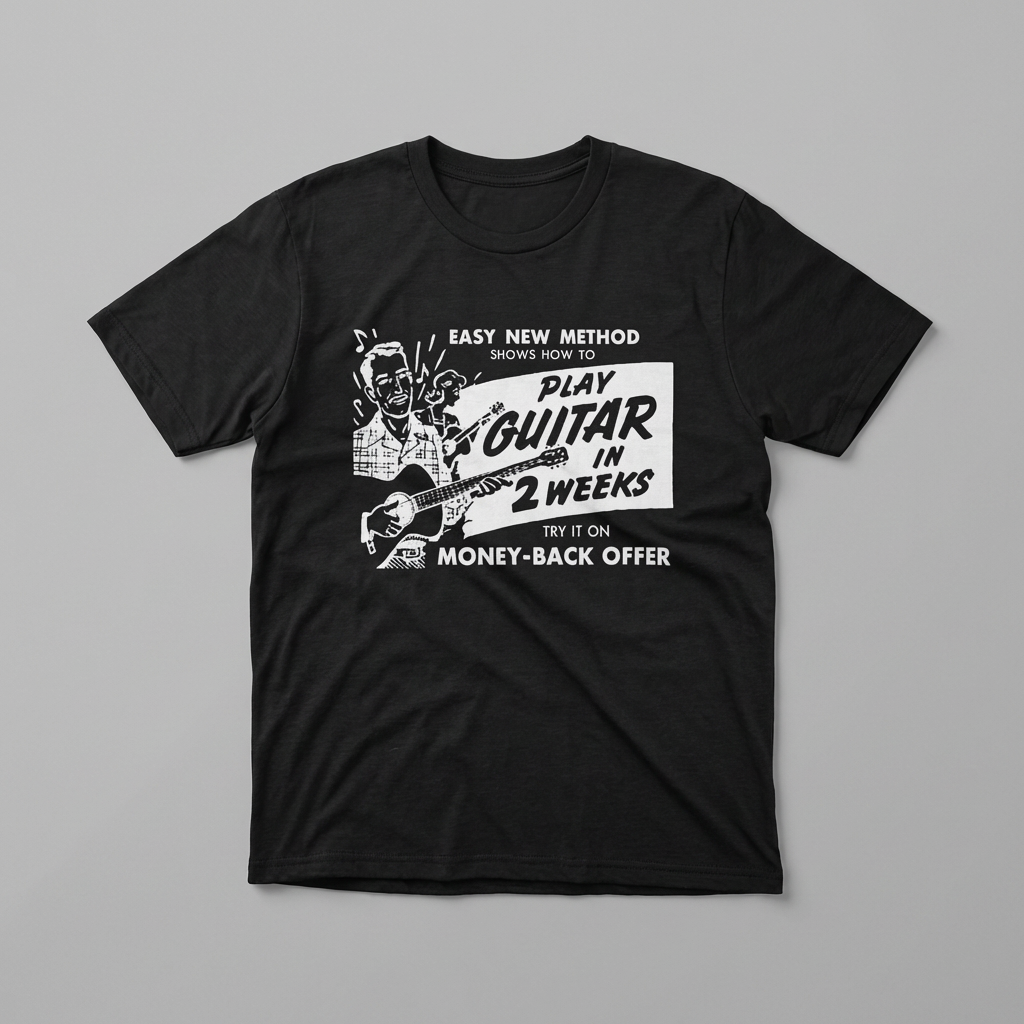 Learn Guitar in 2 Weeks Classic T-Shirt product thumbnail image