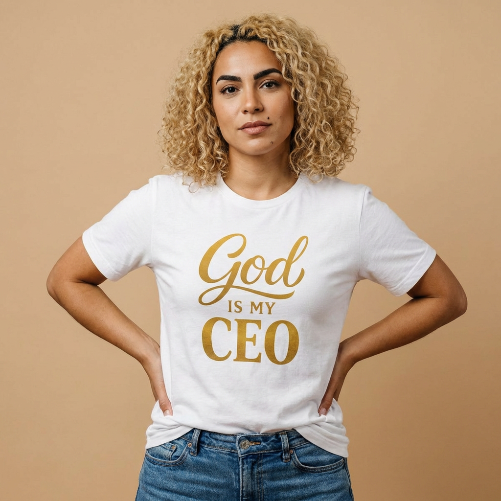 GOD IS MY CEO-Unisex Jersey Short Sleeve Tee