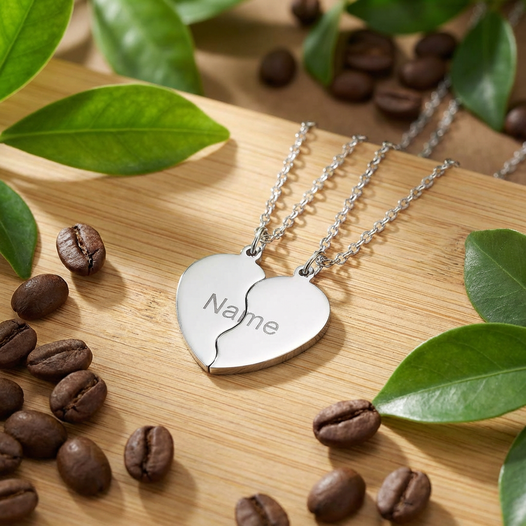 Heart Cutout Necklace | Personalized Pendant FS™ product thumbnail image