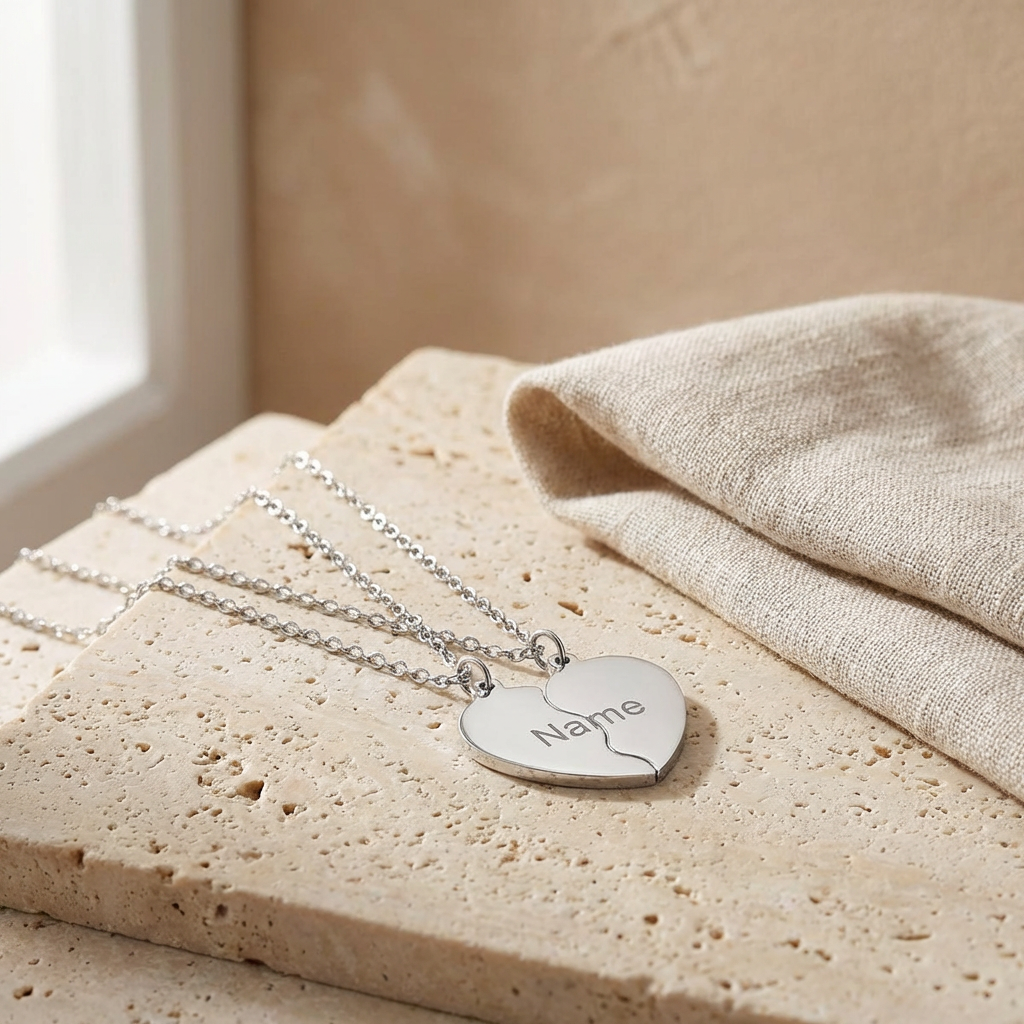 Heart Cutout Necklace | Personalized Pendant FS™ product thumbnail image