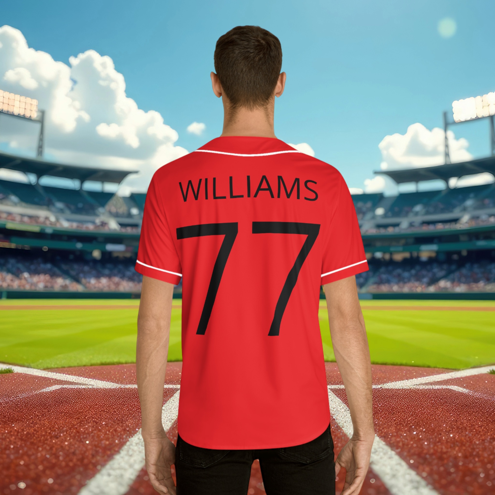 Personalized Men's Baseball Jersey product thumbnail image