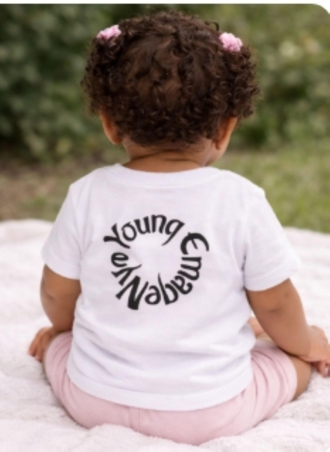 Infant Tee — 'NYE' Pink Puffer Baby Design (Young Emmalyn Circle Logo) product thumbnail image Infant Tee — 'NYE' Pink Puffer Baby Design (Young Emmalyn Circle Logo) product thumbnail image