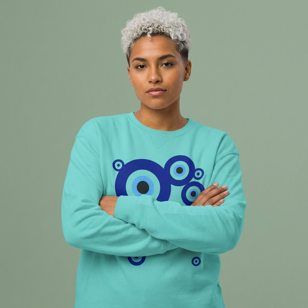 Evil Eye Graphic Sweatshirt \ Protection Crewneck