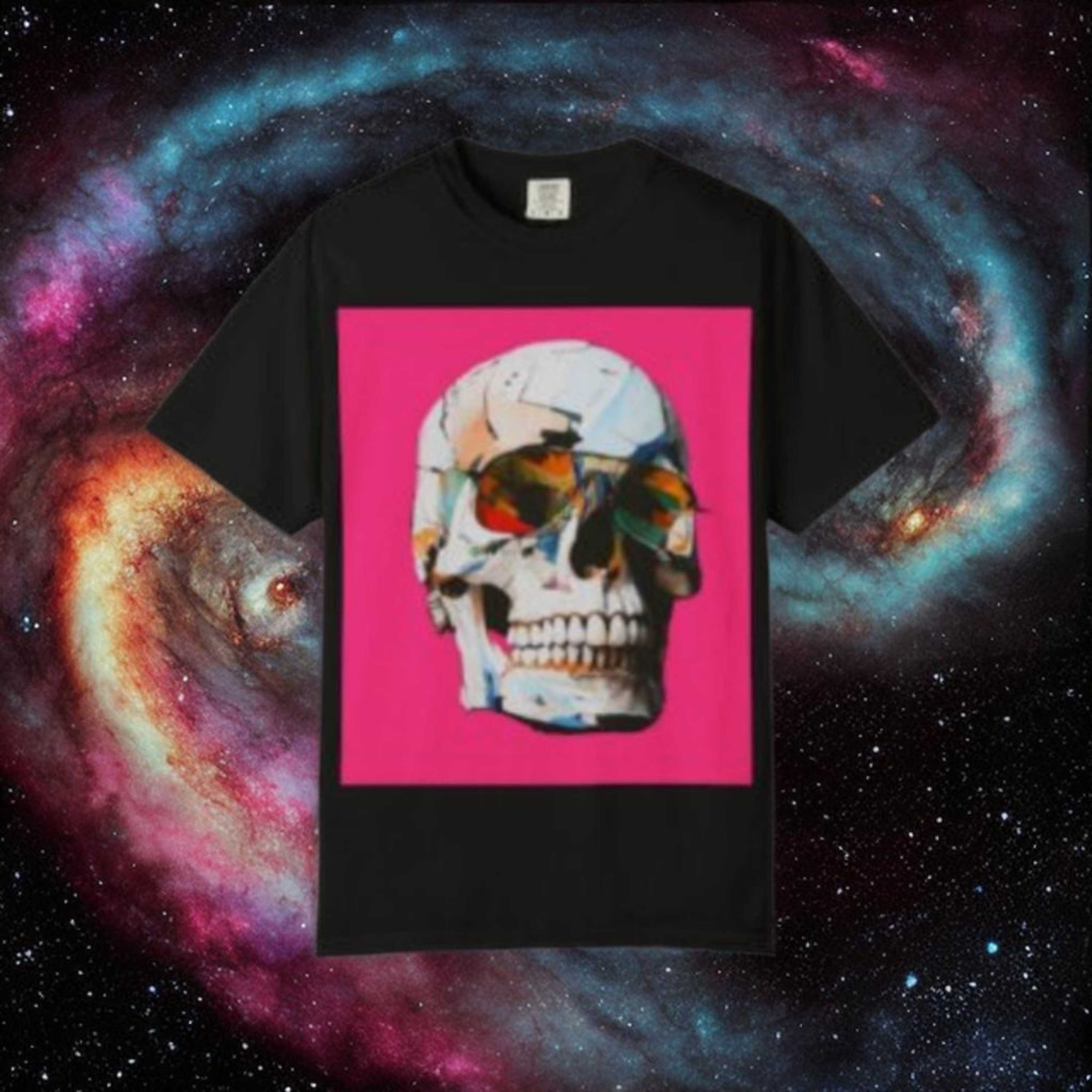Neon Pop Art Skull T-Shirt product thumbnail image Neon Pop Art Skull T-Shirt product thumbnail image