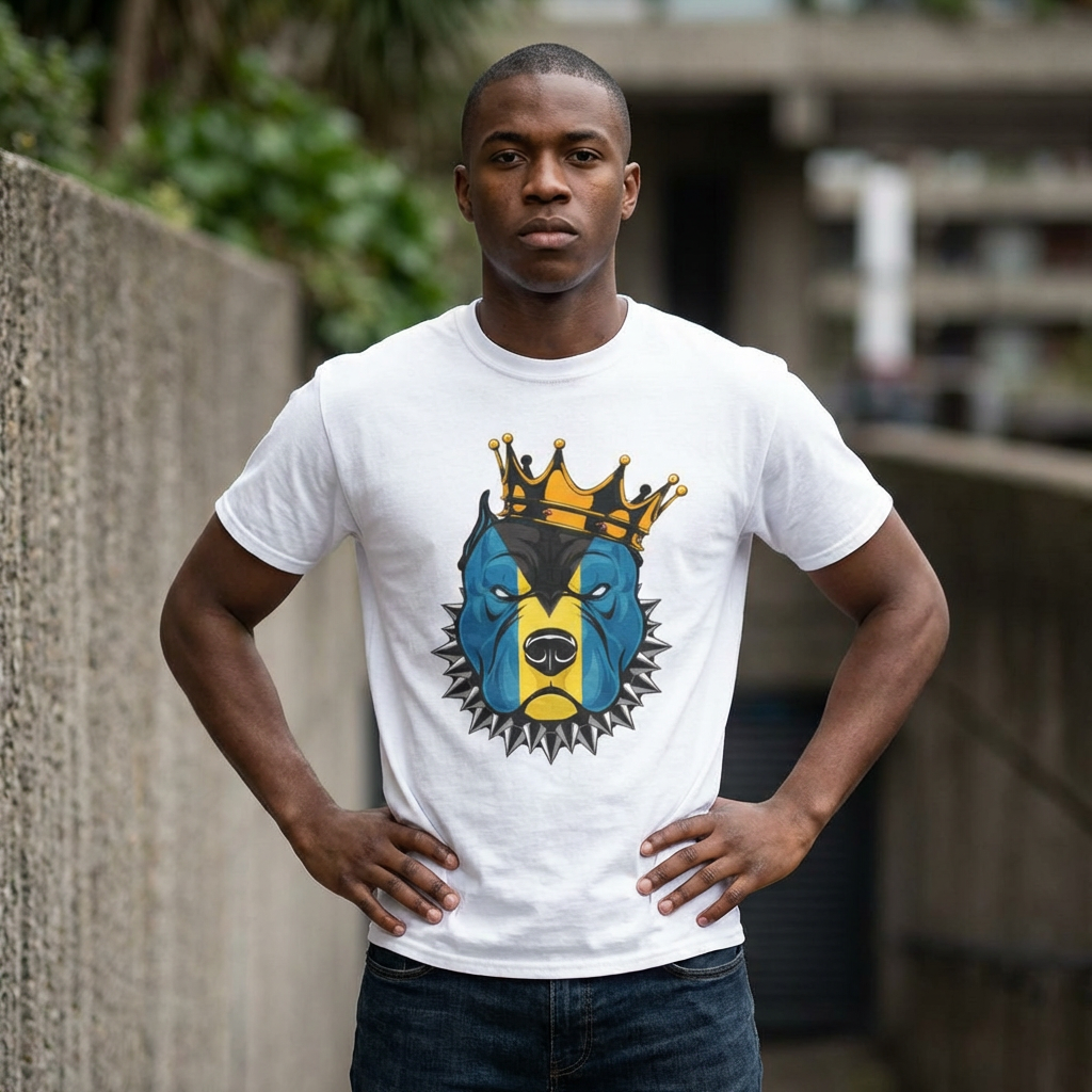 Bahamas Rebel King Men Heavy Cotton Tee