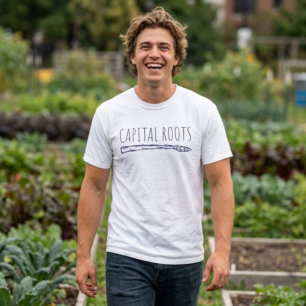 Capital Roots - Asparagus Tee product thumbnail image Capital Roots - Asparagus Tee product thumbnail image