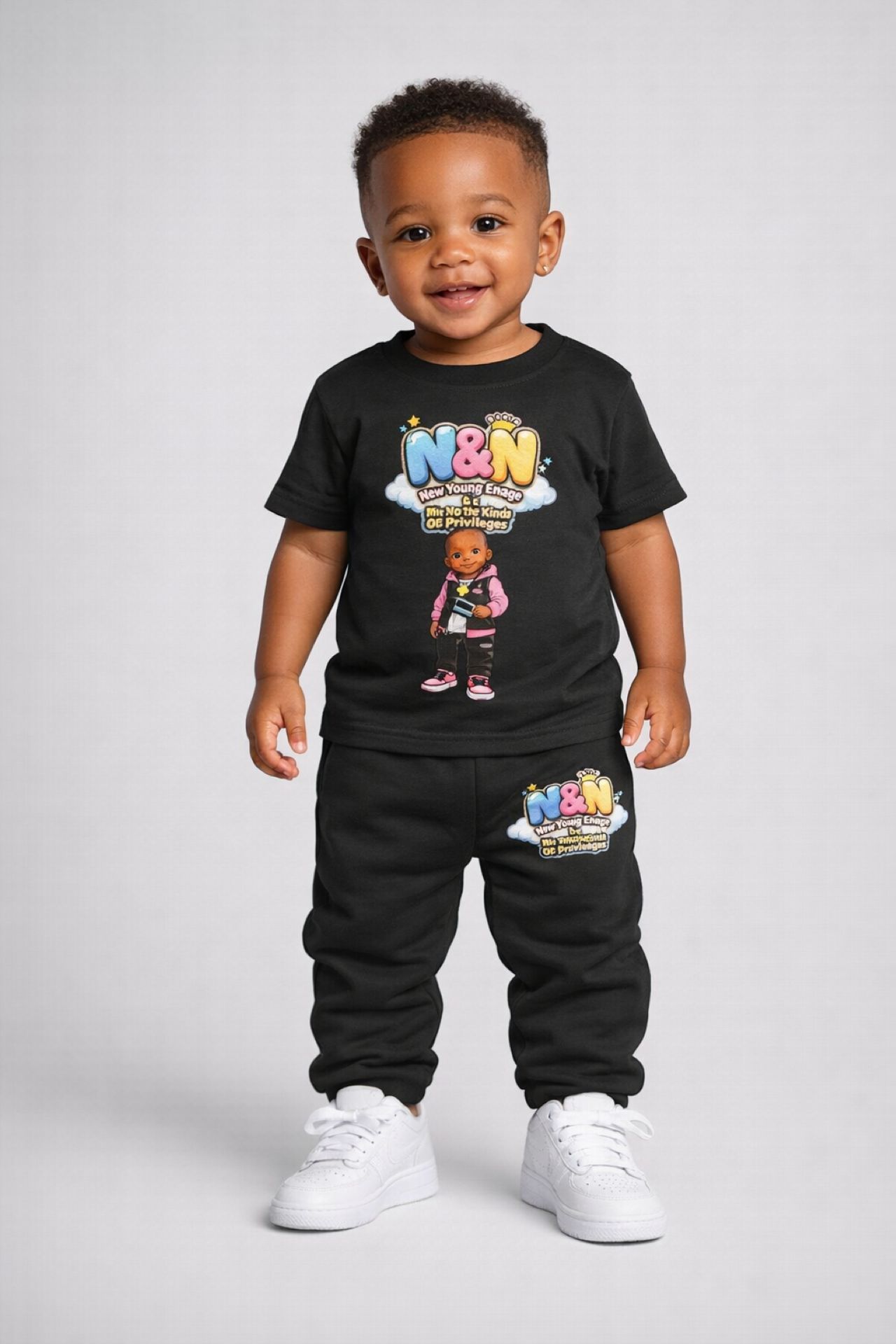 Boys Toddler Tee — N&amp;N 'New Young Engage with No other Kind of privileges Kids Shirt product thumbnail image