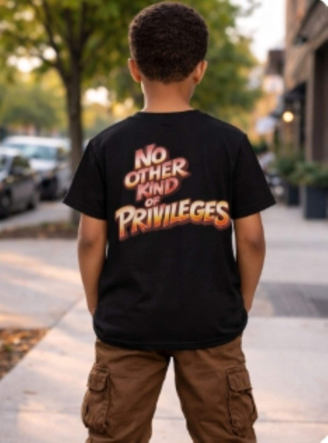 Youth Kids Tee — "No Other Kind of Privileges product thumbnail image