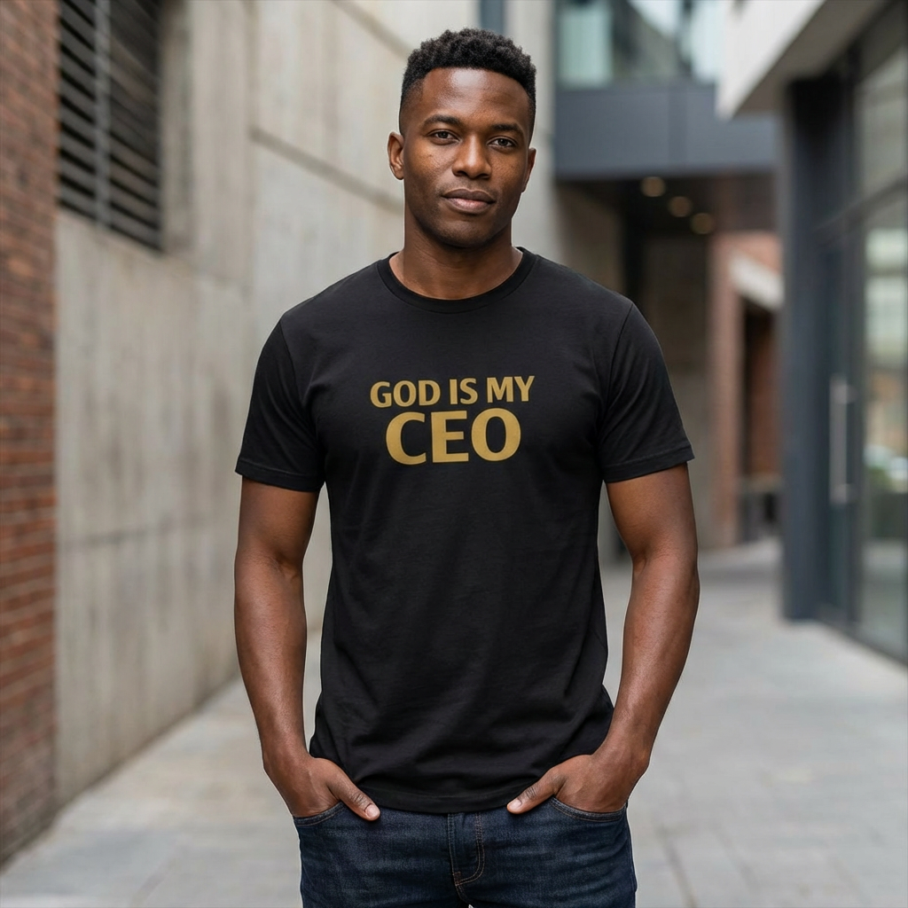 God is my CEO-Unisex Jersey Short Sleeve Tee product thumbnail image