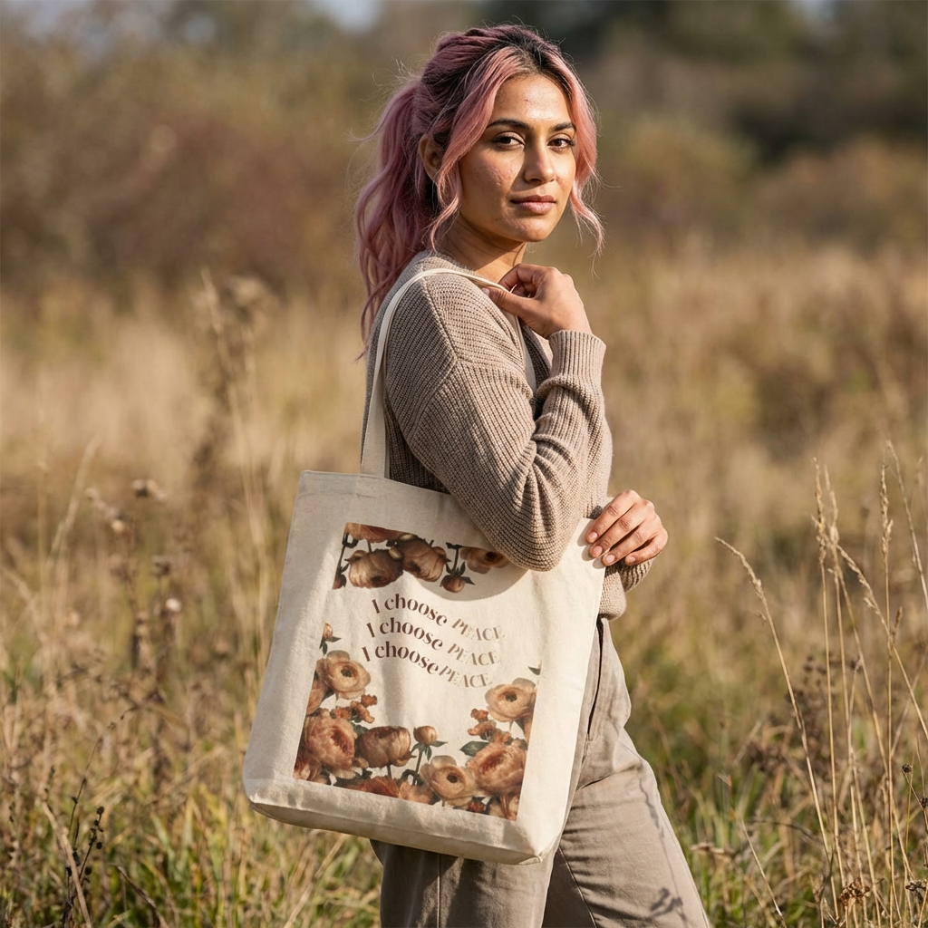  “I Choose PEACE” Eco Market Bag
