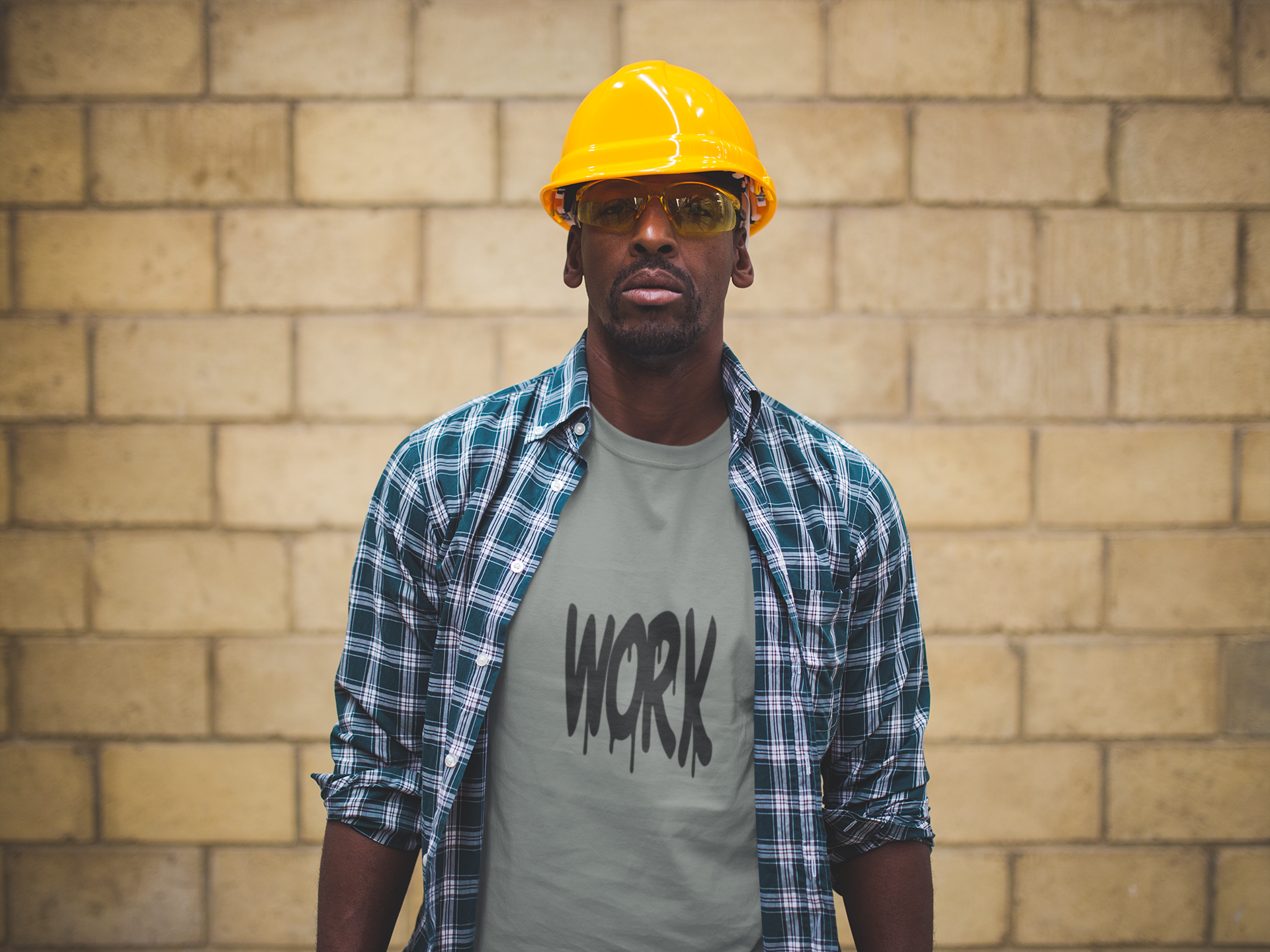 Work Graphic T-Shirt with Mini Heart Logo product thumbnail image