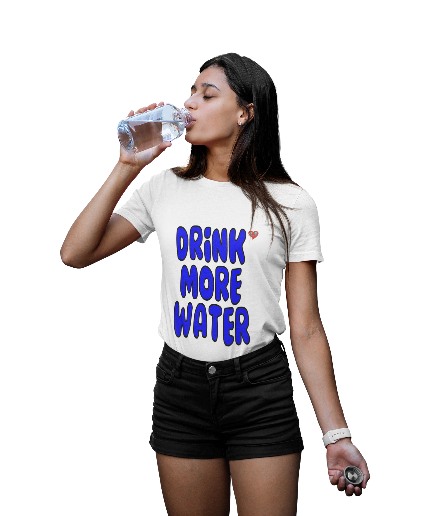 Drink More Water T-Shirt — Bold Blue Reminder Tee product thumbnail image Drink More Water T-Shirt — Bold Blue Reminder Tee product thumbnail image
