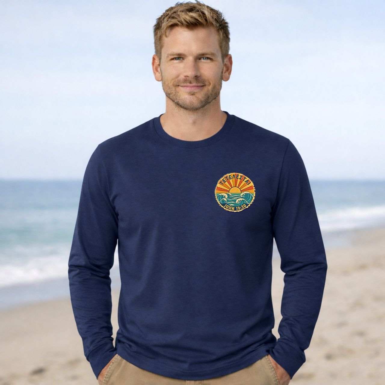 'It Is Finished' Long Sleeve Tee product thumbnail image