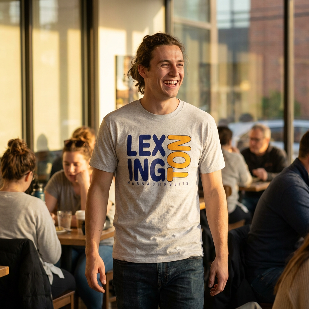 Lexington Massachusetts T-Shirt, Lexington Tee, Lexington Shirt, Lexington Gift, Lexington MA Shirt, Unisex Heavy Cotton product thumbnail image