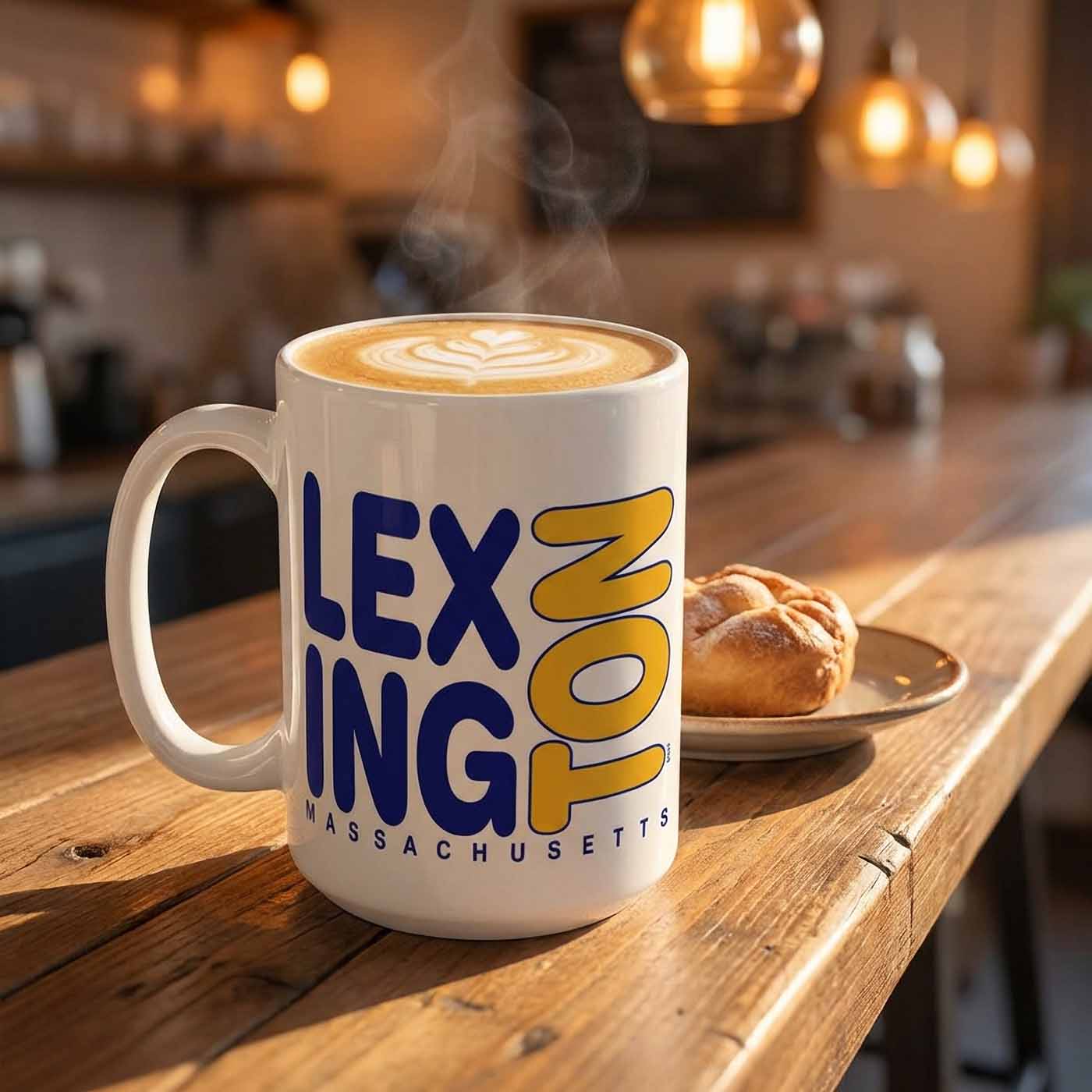 Lexington Massachusetts Coffee Mug, Hometown Retro Alumni Design product thumbnail image Lexington Massachusetts Coffee Mug, Hometown Retro Alumni Design product thumbnail image
