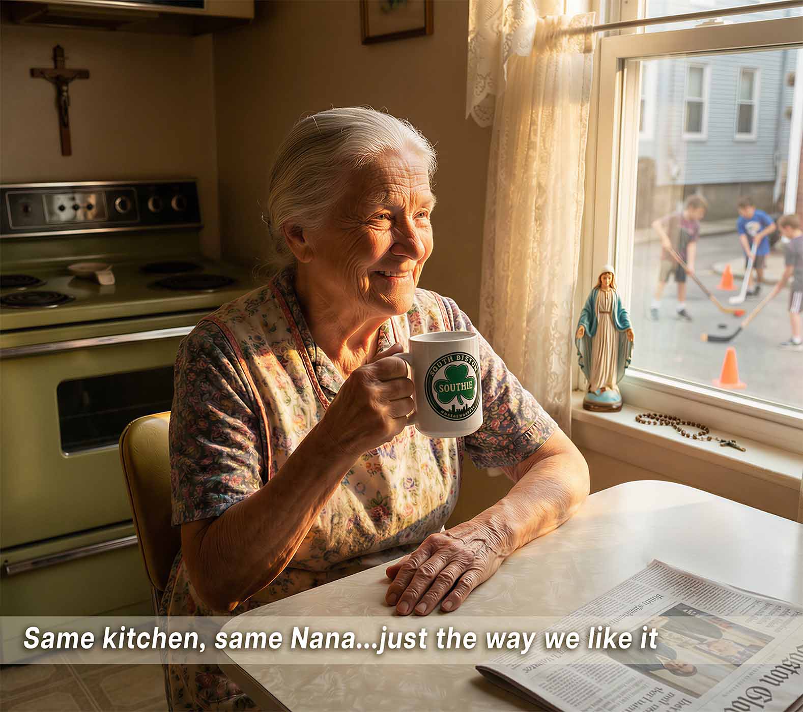 South Boston Coffee Mug, Boston Coffee Mugs, Boston Mug, Irish Coffee mug – Irish Heritage Neighborhood Pride 15oz product thumbnail image