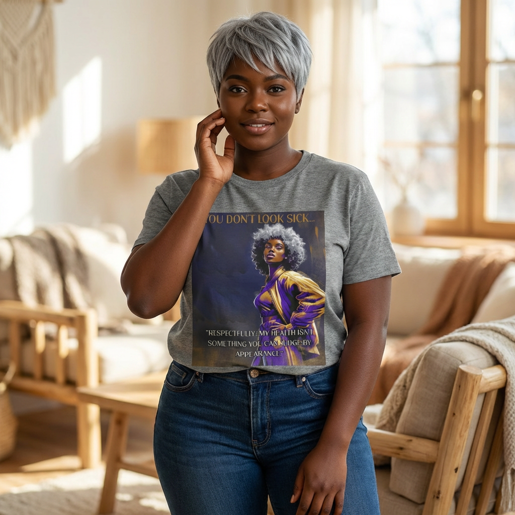 Lupus Awareness Tee — “You Don’t Look Sick” Empowerment Shirt product thumbnail image Lupus Awareness Tee — “You Don’t Look Sick” Empowerment Shirt product thumbnail image