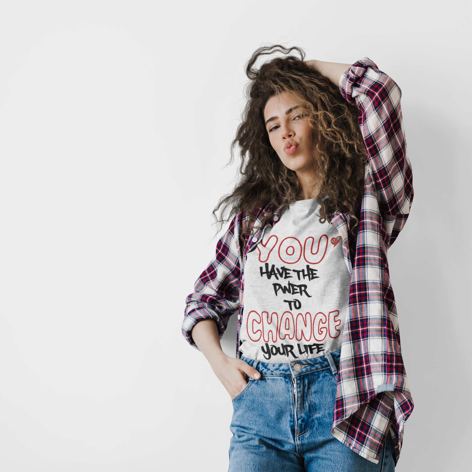 Motivational Tee — "You Have the Power to Change Your Life" Inspirational T-Shirt product thumbnail image