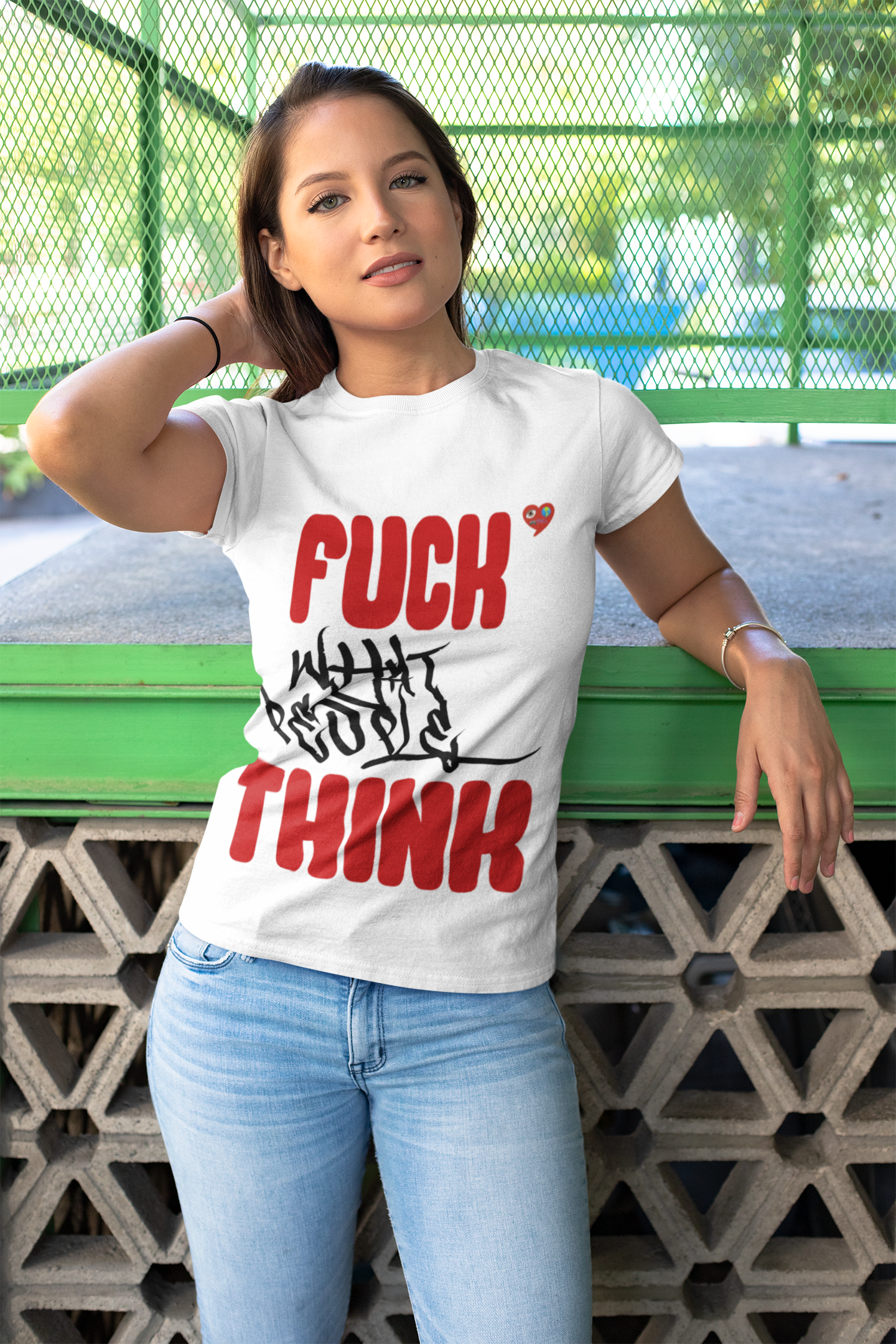 Fuck What People Think Tee – Graphic Statement T-Shirt product thumbnail image