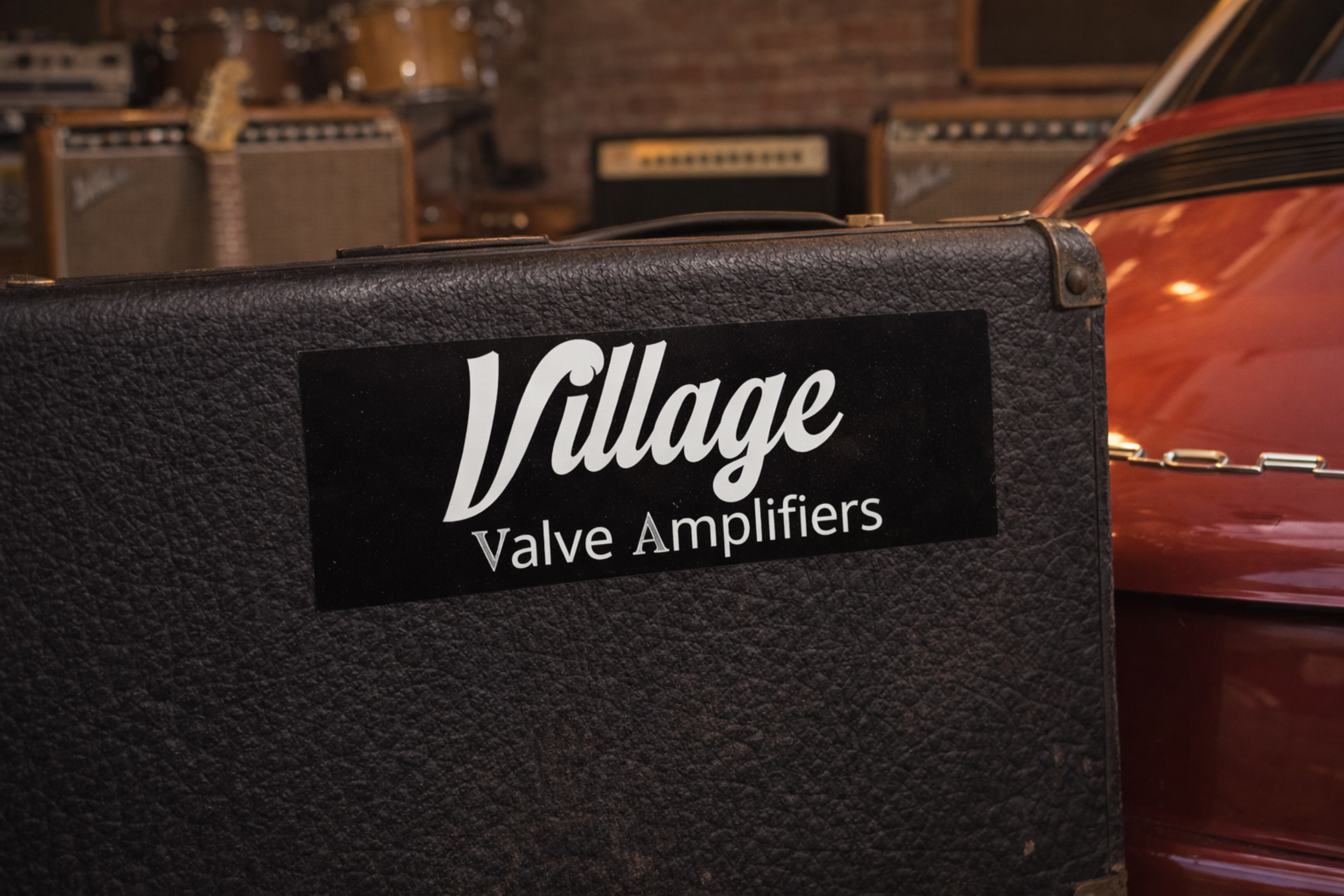 Bumper Sticker — "Village Valve Amplifiers" Vintage Logo product thumbnail image Bumper Sticker — "Village Valve Amplifiers" Vintage Logo product thumbnail image
