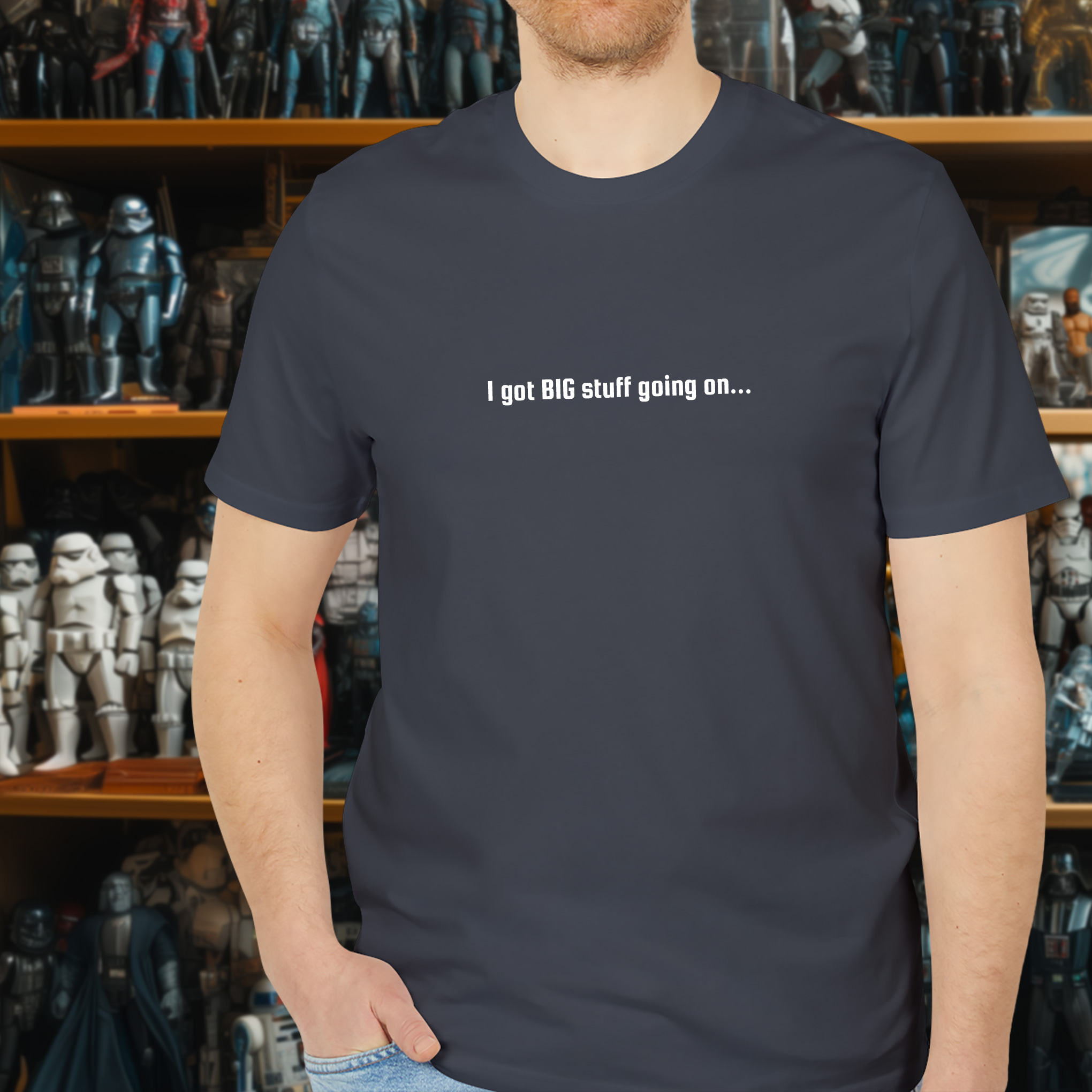 "Big Stuff Going On" Organic Sarcastic T-shirt product thumbnail image