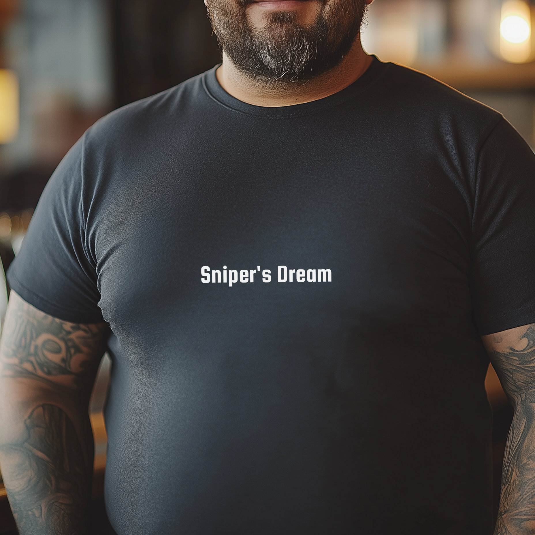 Sniper's Dream Organic Funny T-shirt product thumbnail image