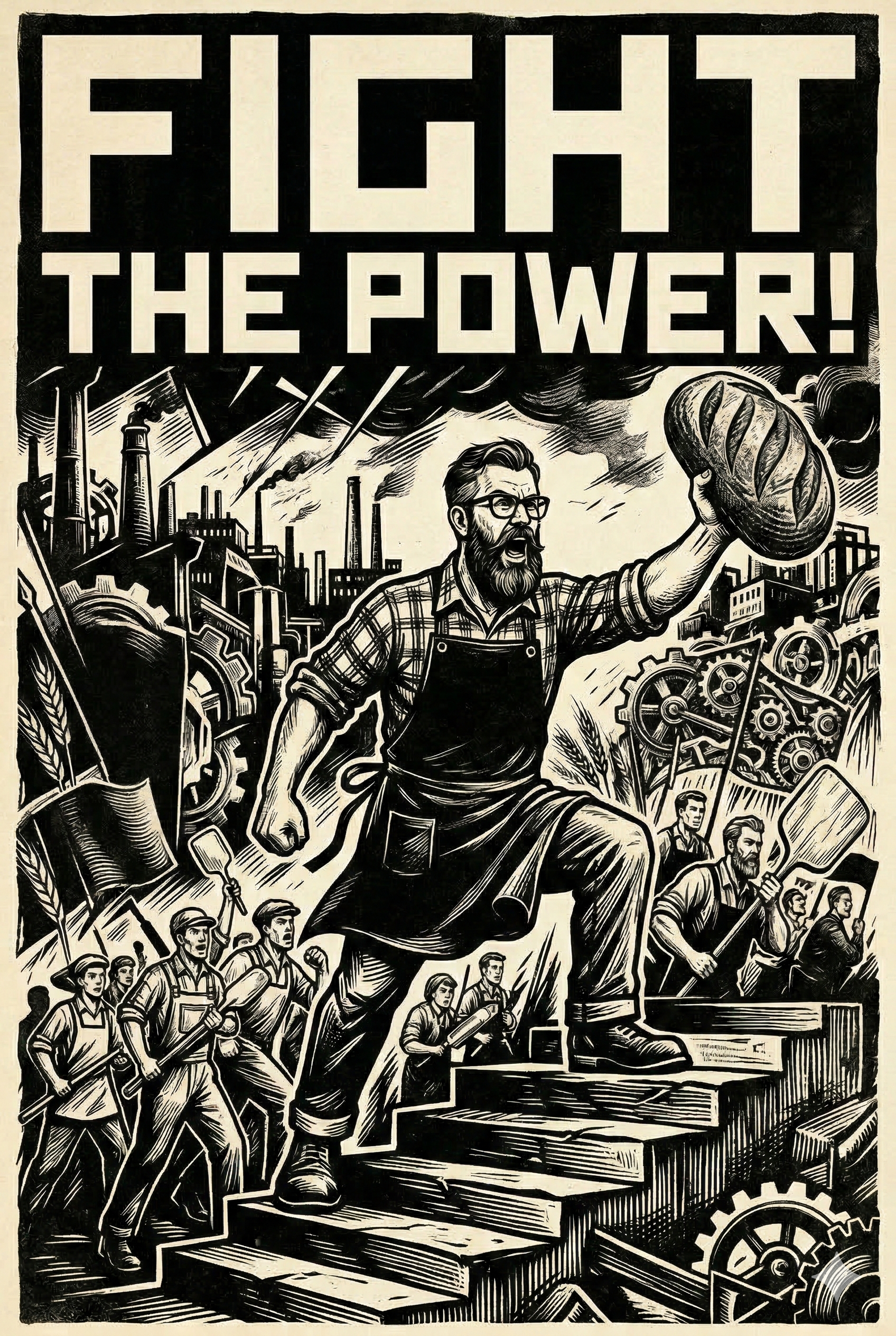 House Husbands Unite T-Shirt | Fight the power Tee product thumbnail image