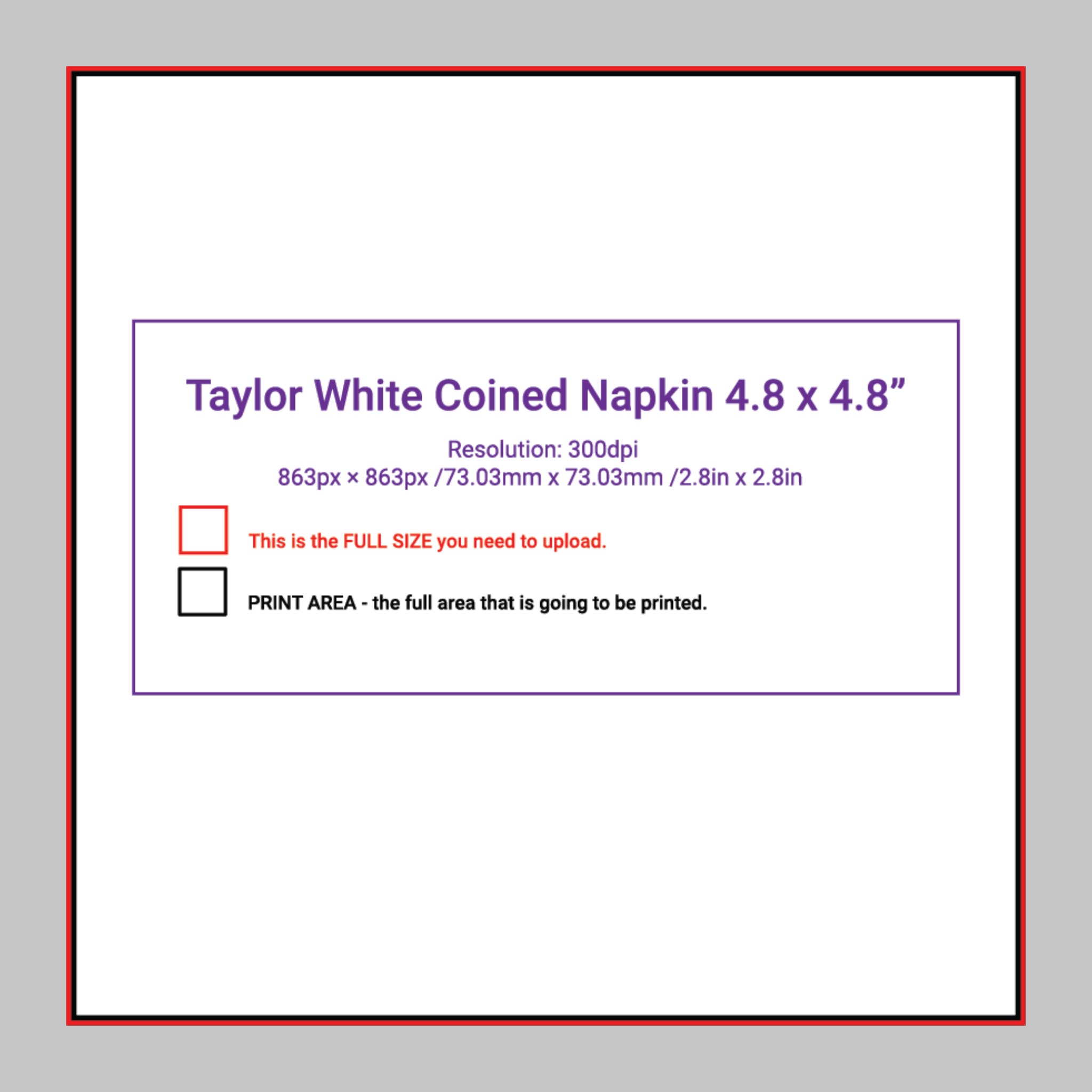 Personalized White Coined Napkins product thumbnail image Personalized White Coined Napkins product thumbnail image