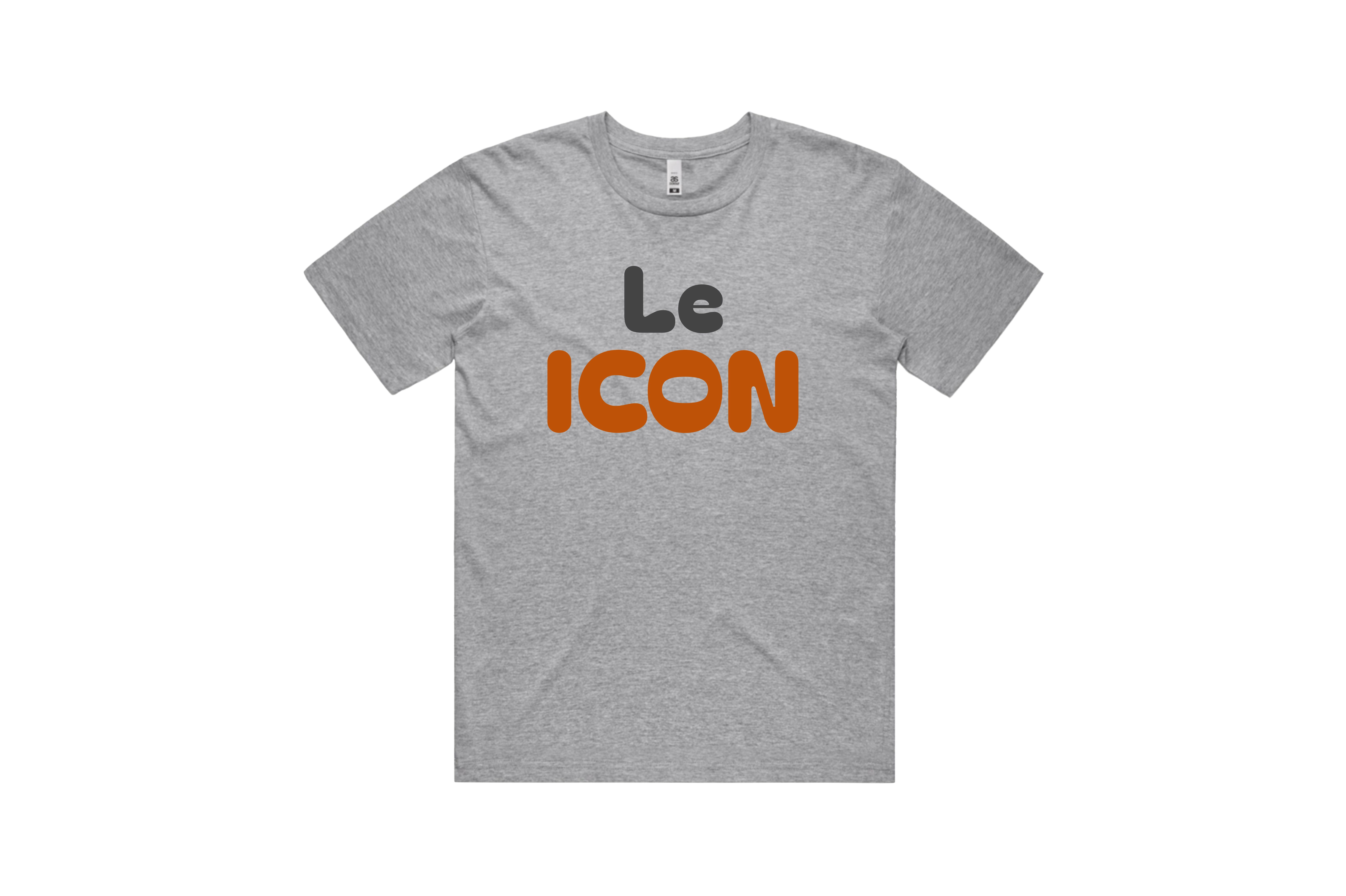 Le ICON Graphic Tee - Grey product thumbnail image