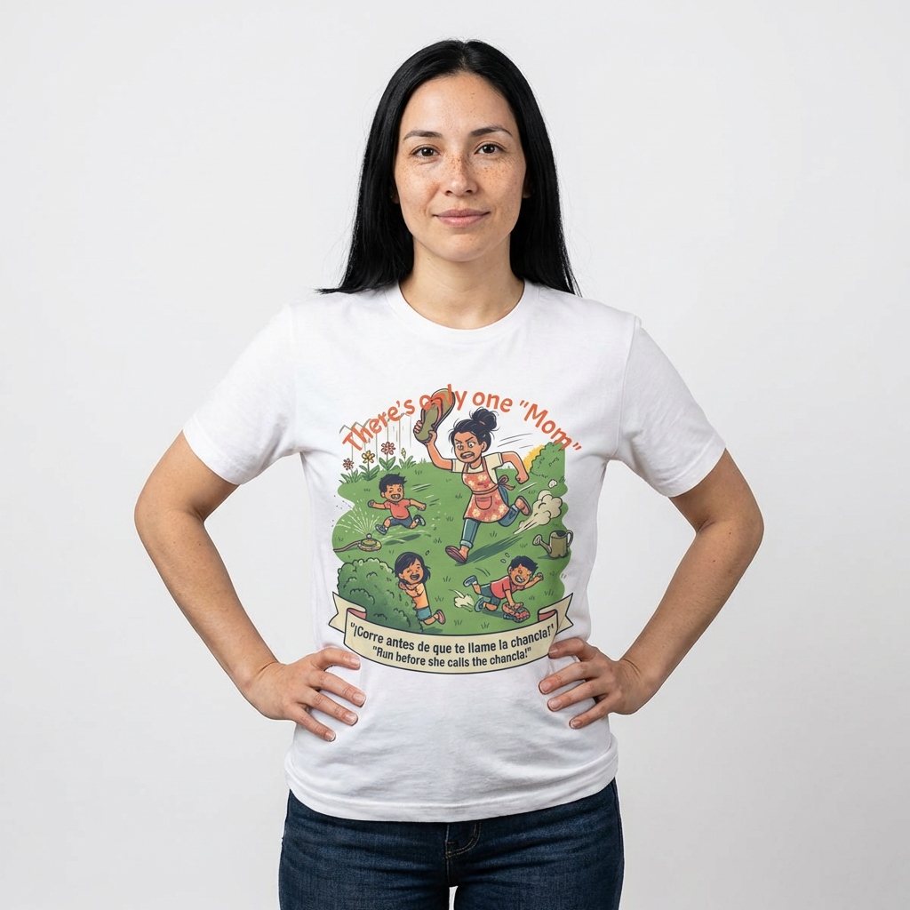 There’s Only One 'Mom' T-Shirt – Funny Bilingual Mama Shirt (Spanish Quote)