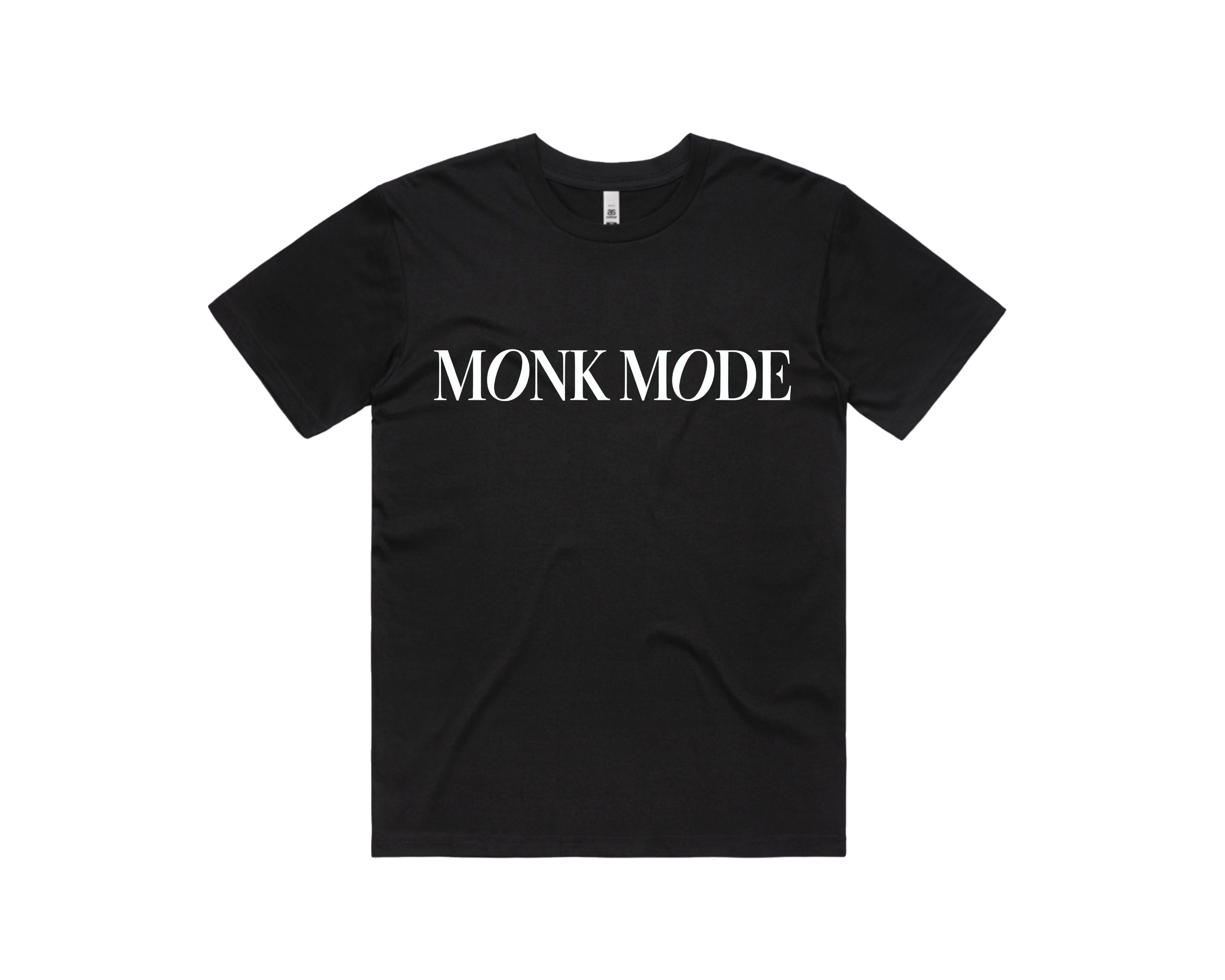 MONK MODE Graphic Tee -Noir &amp; White product thumbnail image