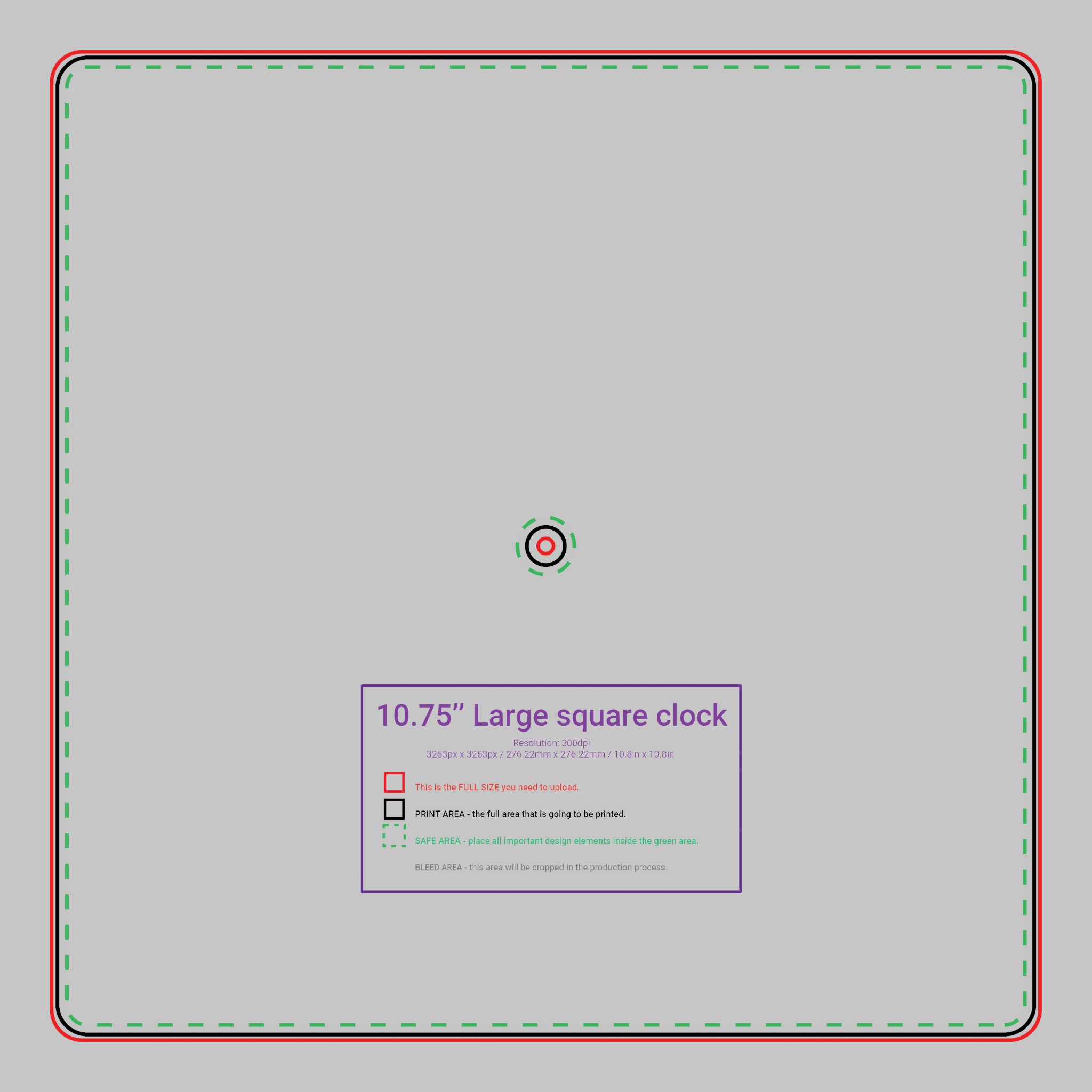 Custom Acrylic Wall Clock product thumbnail image Custom Acrylic Wall Clock product thumbnail image