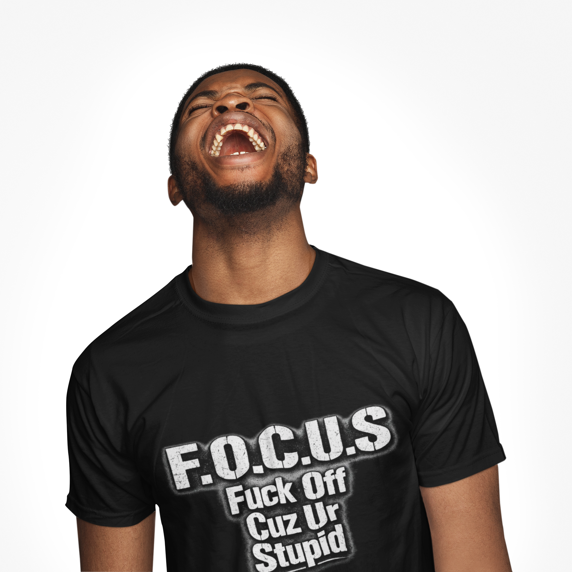 F.O.C.U.S. (F*ck Off Cuz Ur Stupid)' Bold Graphic Tee product thumbnail image