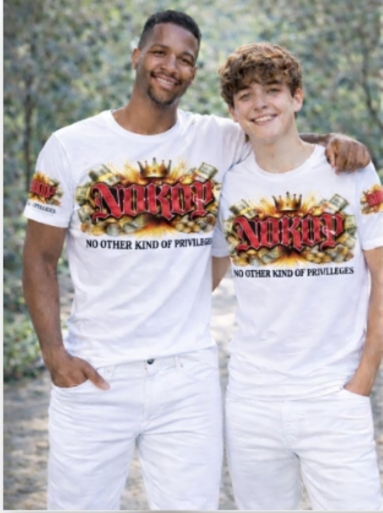 Men's T‑Shirt — NO KOP 'No Other Kind Of Privileges' Graphic Tee product thumbnail image Men's T‑Shirt — NO KOP 'No Other Kind Of Privileges' Graphic Tee product thumbnail image