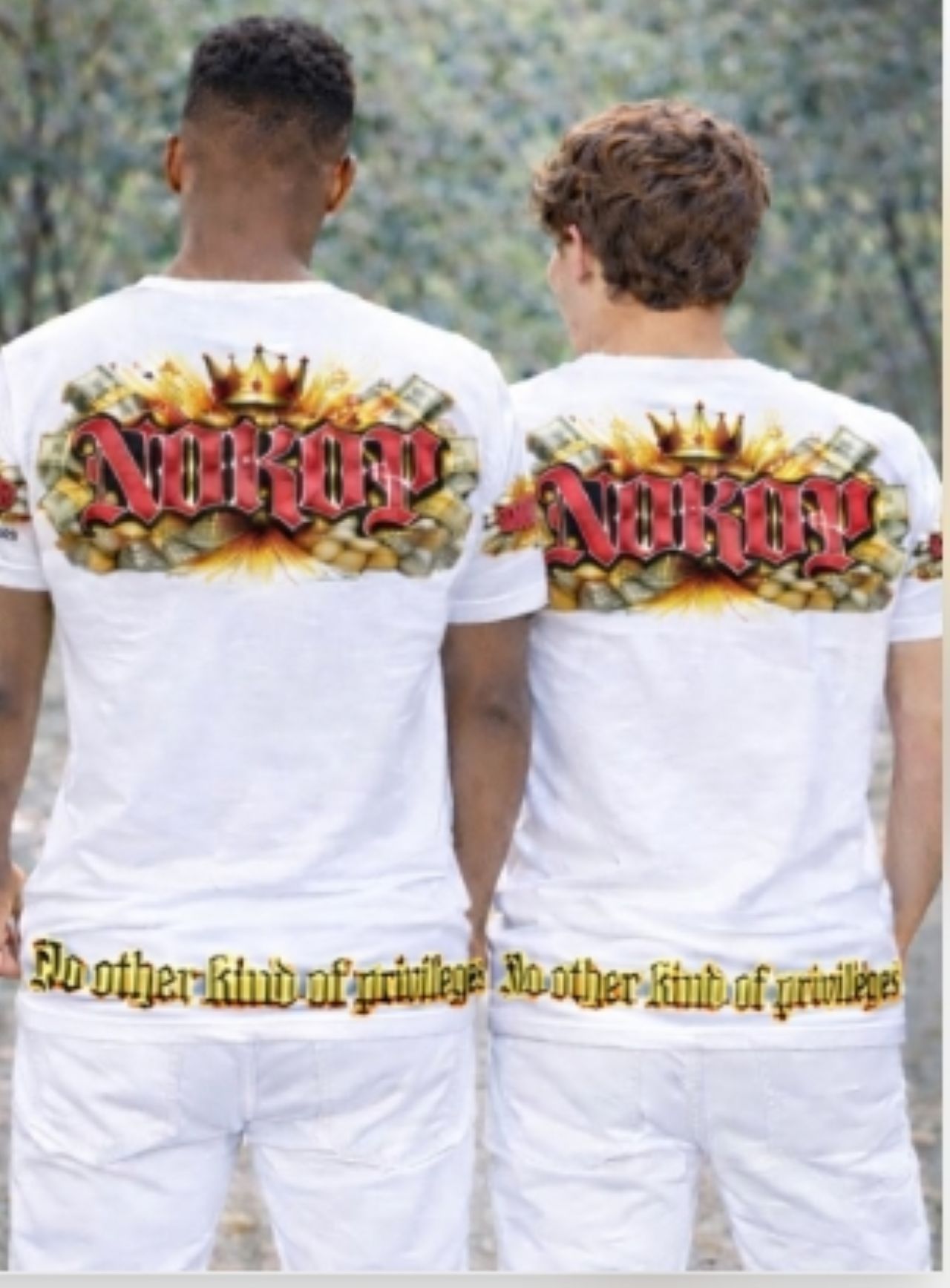 Men's T‑Shirt — NO KOP 'No Other Kind Of Privileges' Graphic Tee product thumbnail image Men's T‑Shirt — NO KOP 'No Other Kind Of Privileges' Graphic Tee product thumbnail image