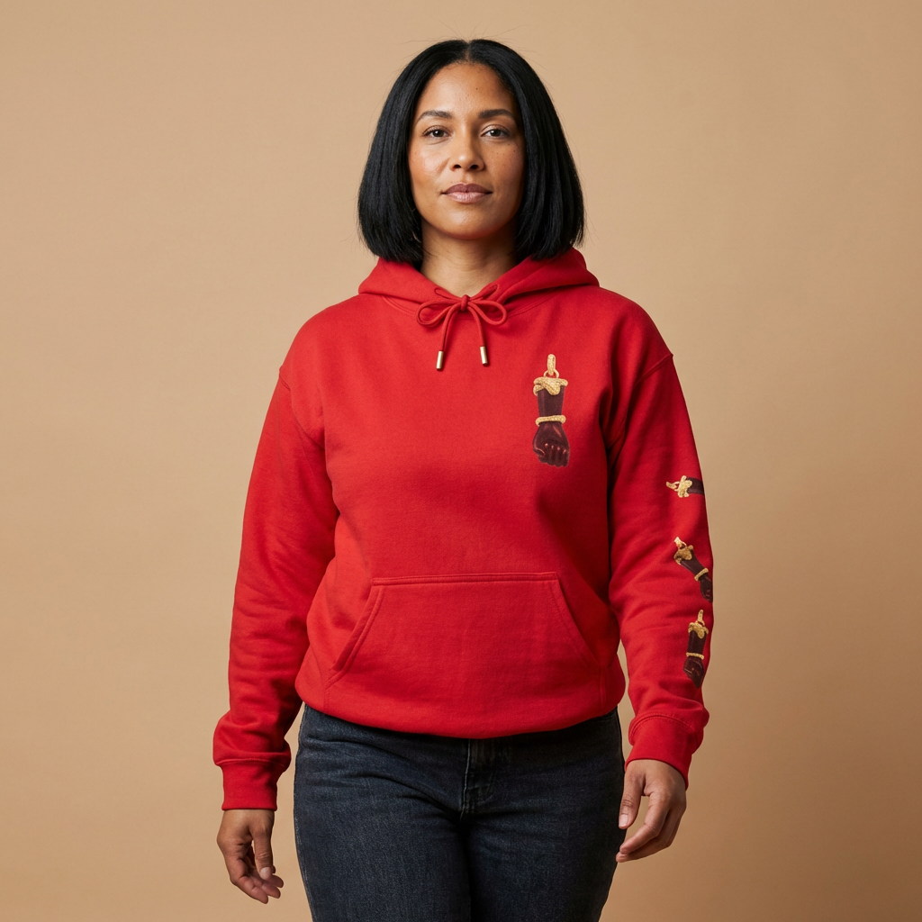 Red Figa Protection Hoodie